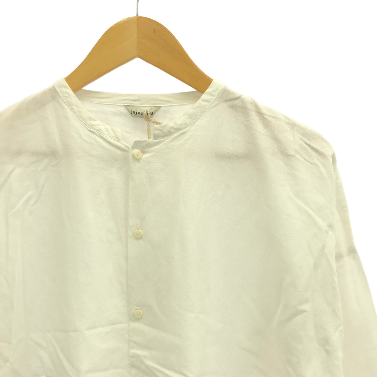 jujudhau / ズーズーダウ | BOX SHIRTS L/C  ボックス シャツ | F | ホワイト | レディース