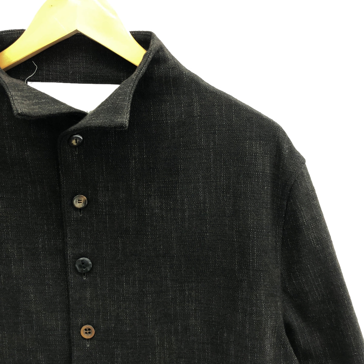 【新品】 DSECOND / ディーセカンド | 2023AW | funnel collar shirts 別注 シャツ | XS | チャコールグレー | メンズ