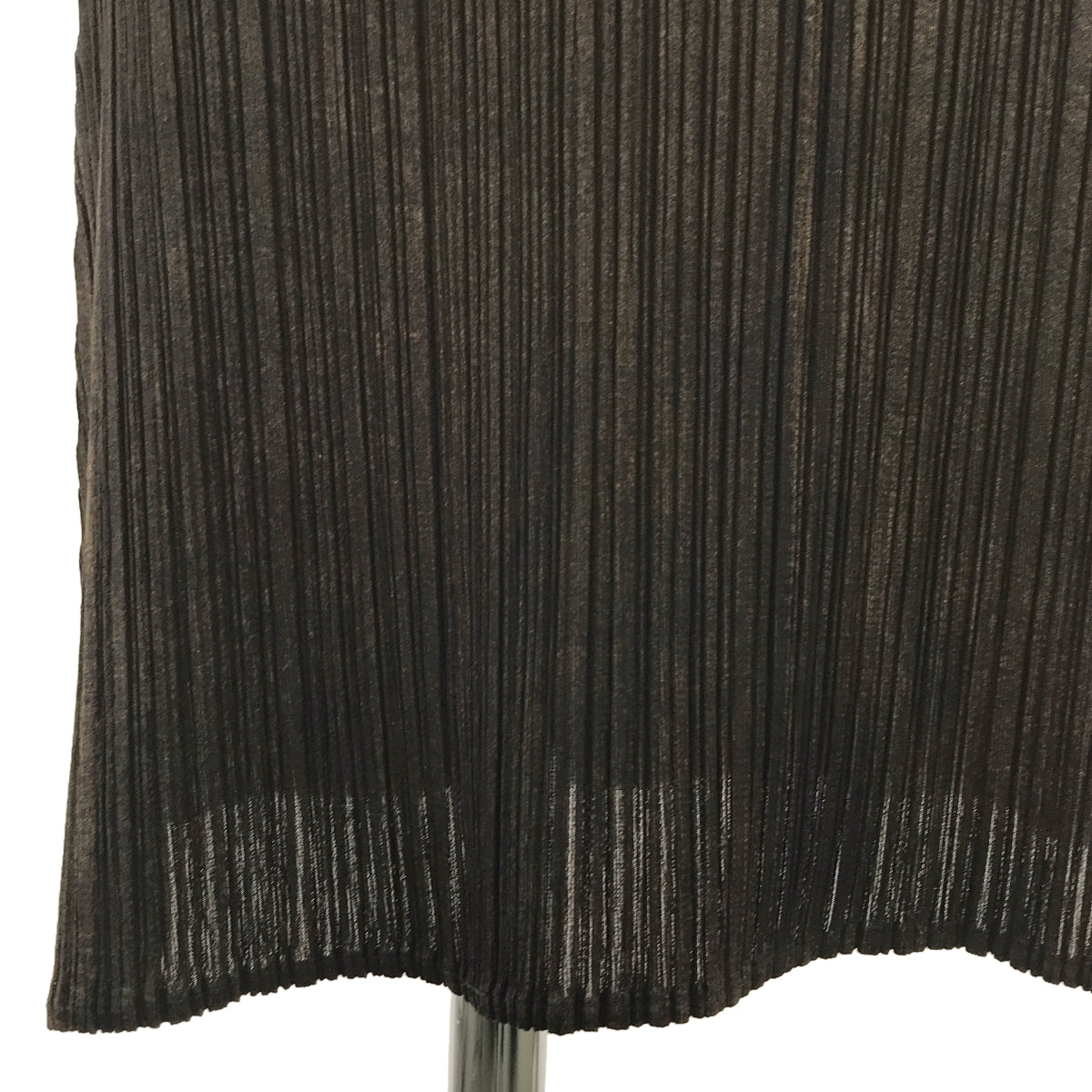【美品】 PLEATS PLEASE ISSEY MIYAKE / プリーツプリーズイッセイミヤケ | カウガール プリント ノースリーブワンピース | 4 | カーキ | レディース