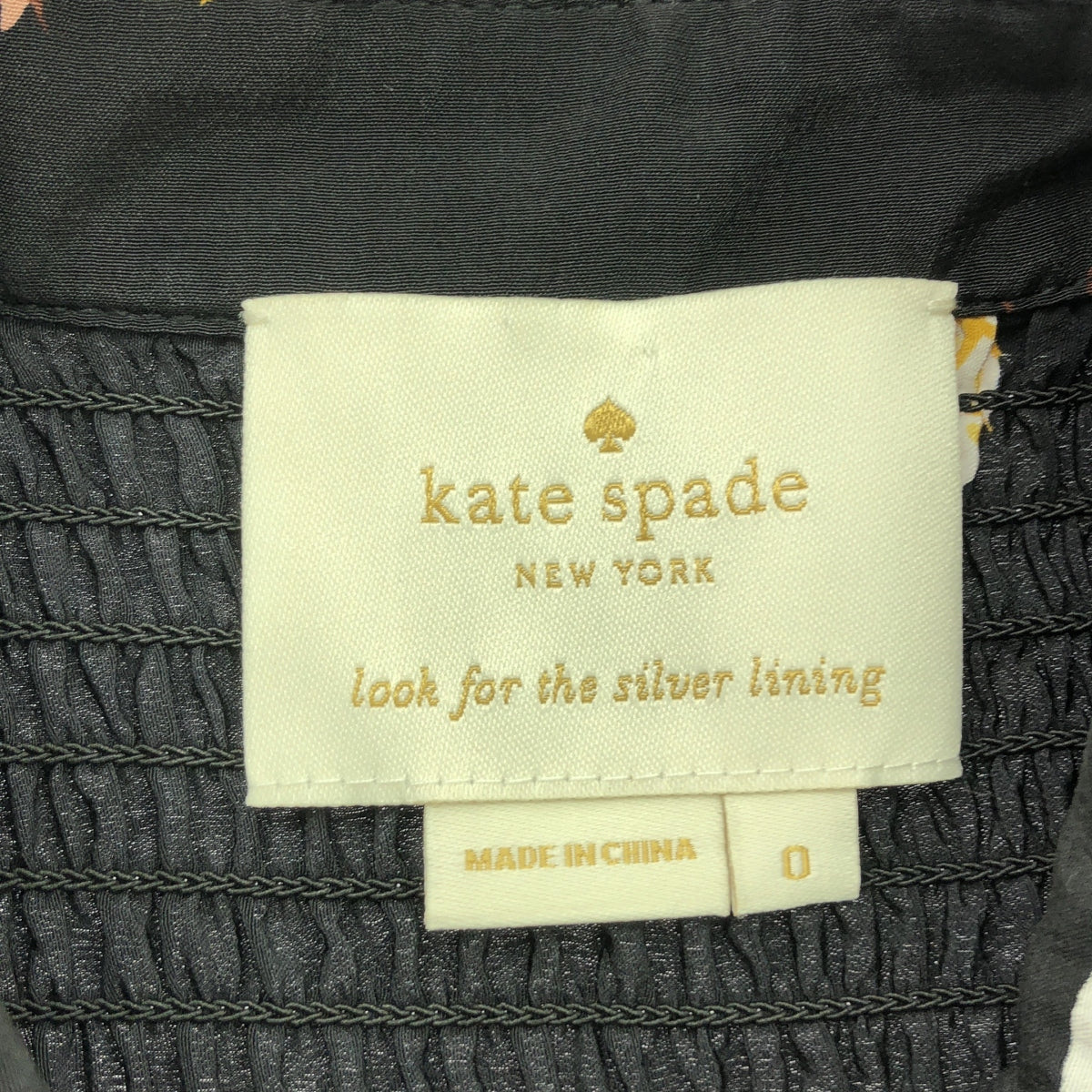 KATE SPADE / ケイトスペード | シルク パイナップル ワンピース | 0 | レディース