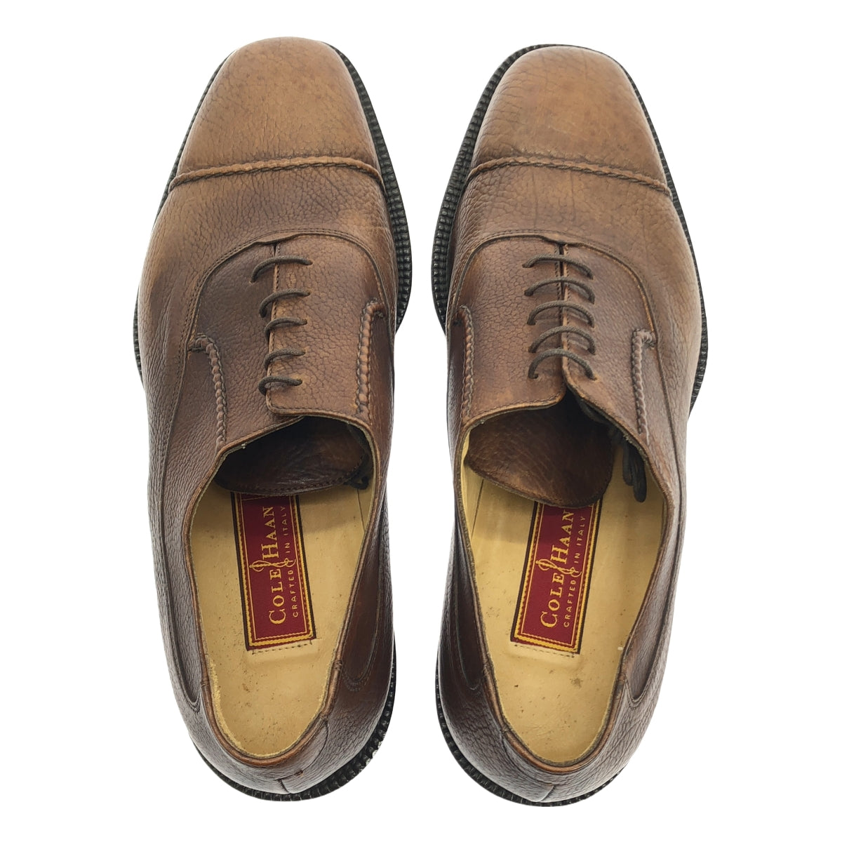 【美品】  COLE HAAN / コールハーン | ストレートチップ レザー シューズ | 10 E | ブラウン | メンズ