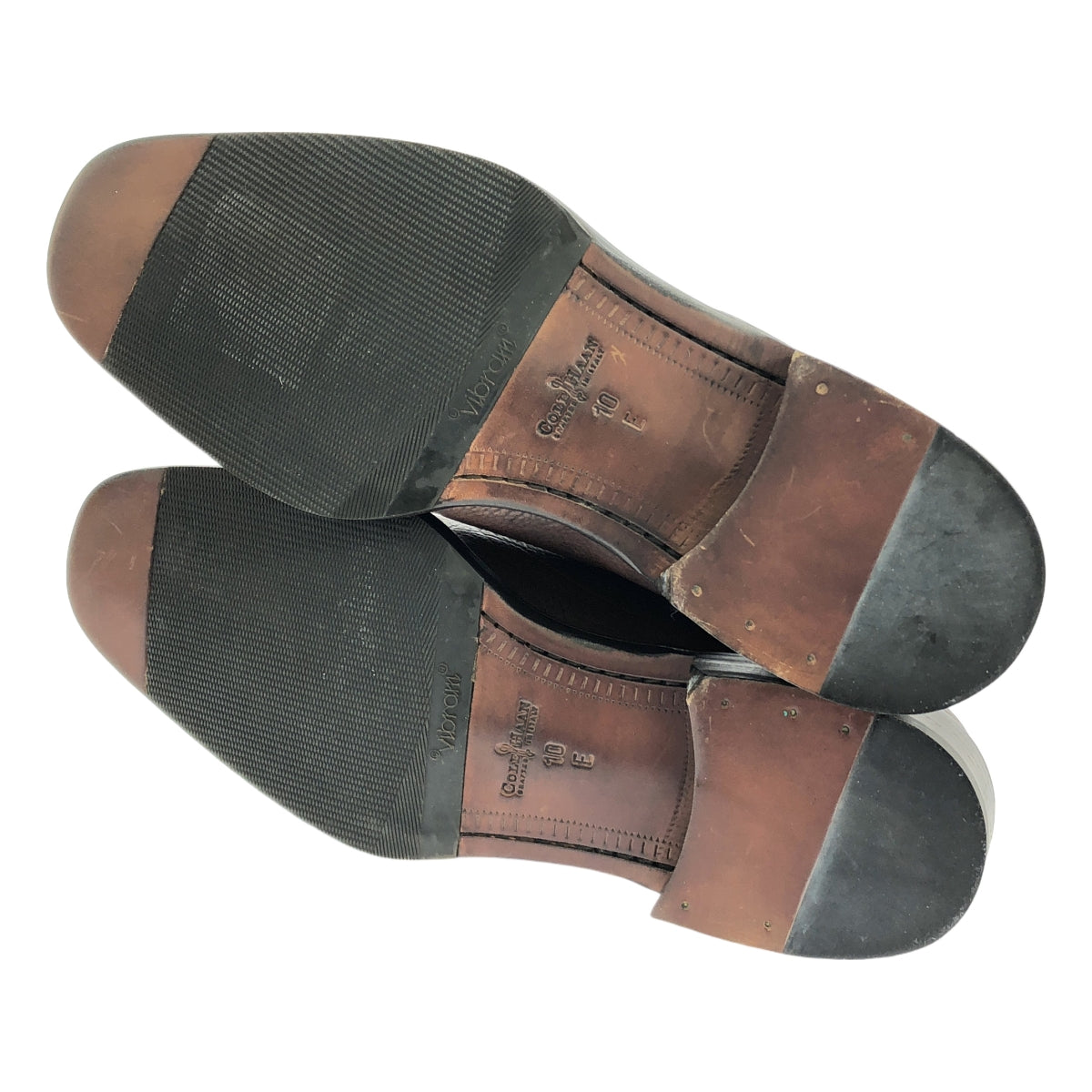 【美品】  COLE HAAN / コールハーン | ストレートチップ レザー シューズ | 10 E | ブラウン | メンズ