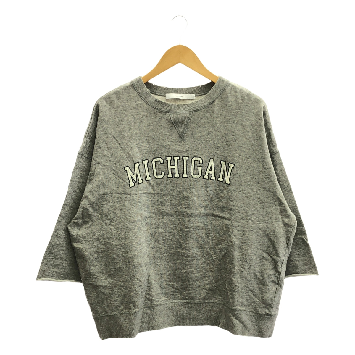 Framework / フレームワーク | 2020SS | MICHIGAN / ダメージ加工 スウェット プルオーバー | F | レディース