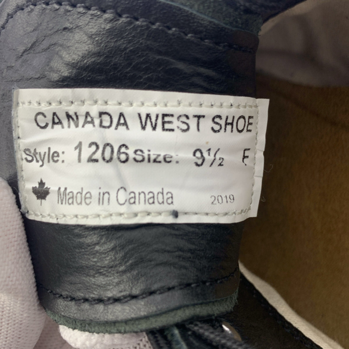 CANADA WEST SHOE | 內翼式直尖皮鞋 | 9.5 | 男款