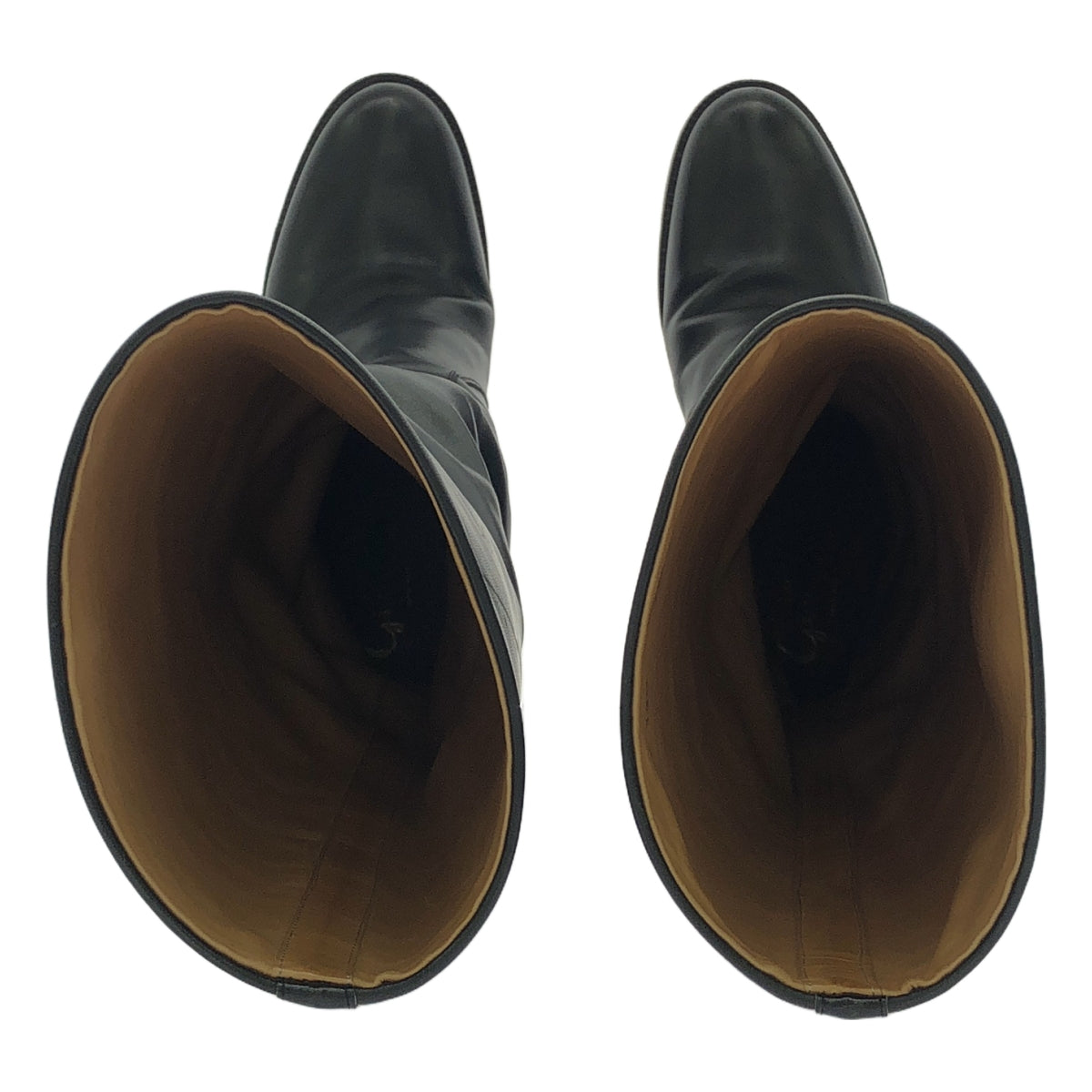 F.LLI. Giacometti / フラテッリジャコメッティ | HORE RIDING BOOTS レザー ロングブーツ | 37 1/2 | ブラック | レディース