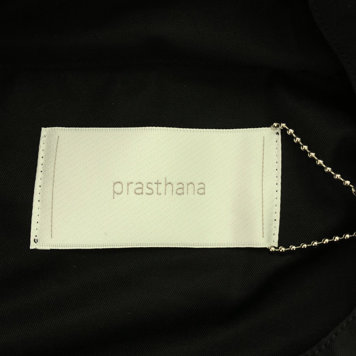 【新品】 prasthana / プラスターナ | hang strings salvage parka | S | ブラック | メンズ