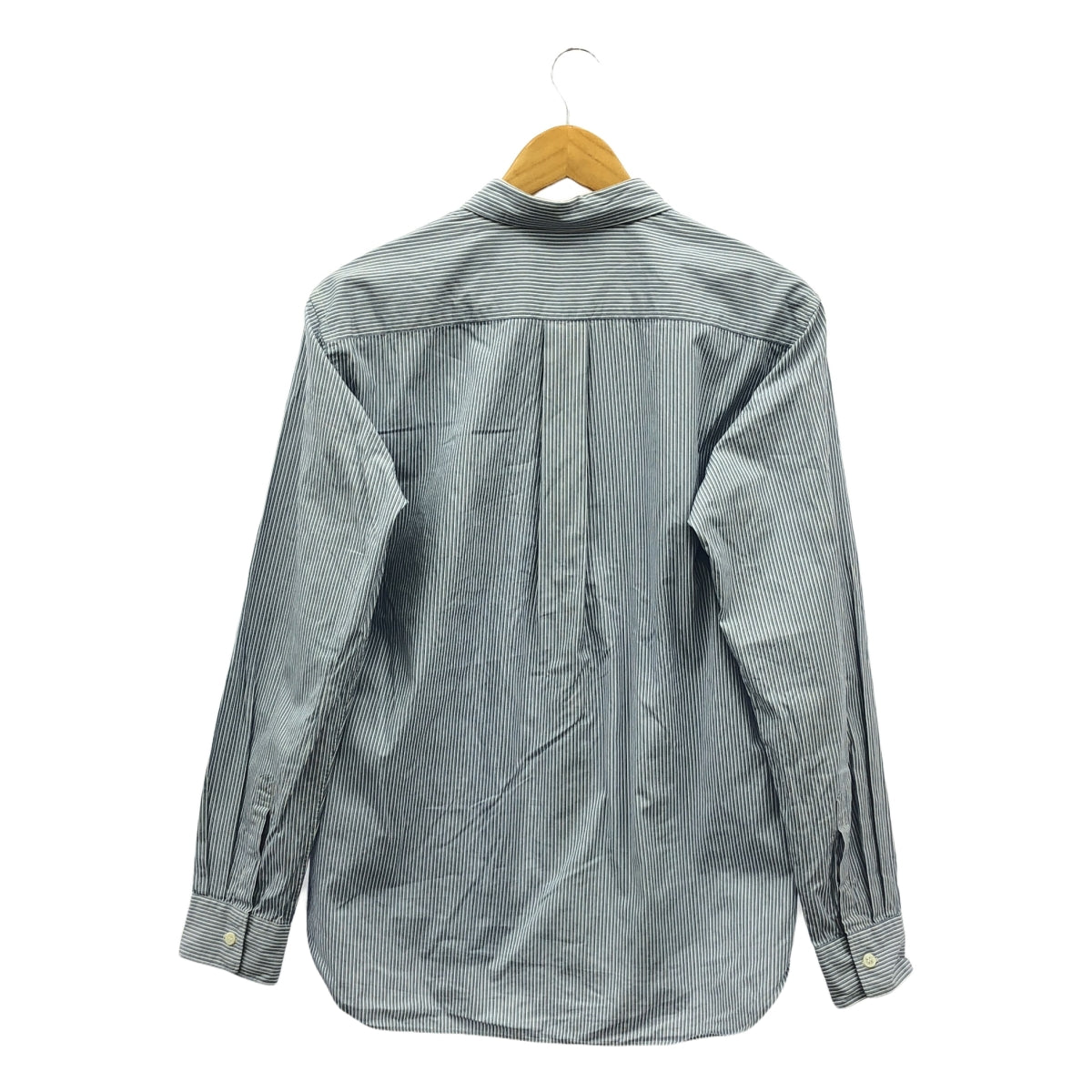 COMME des GARCONS HOMME DEUX | 2021SS | Cotton patchwork regular collar shirt | S | Blue | Men's