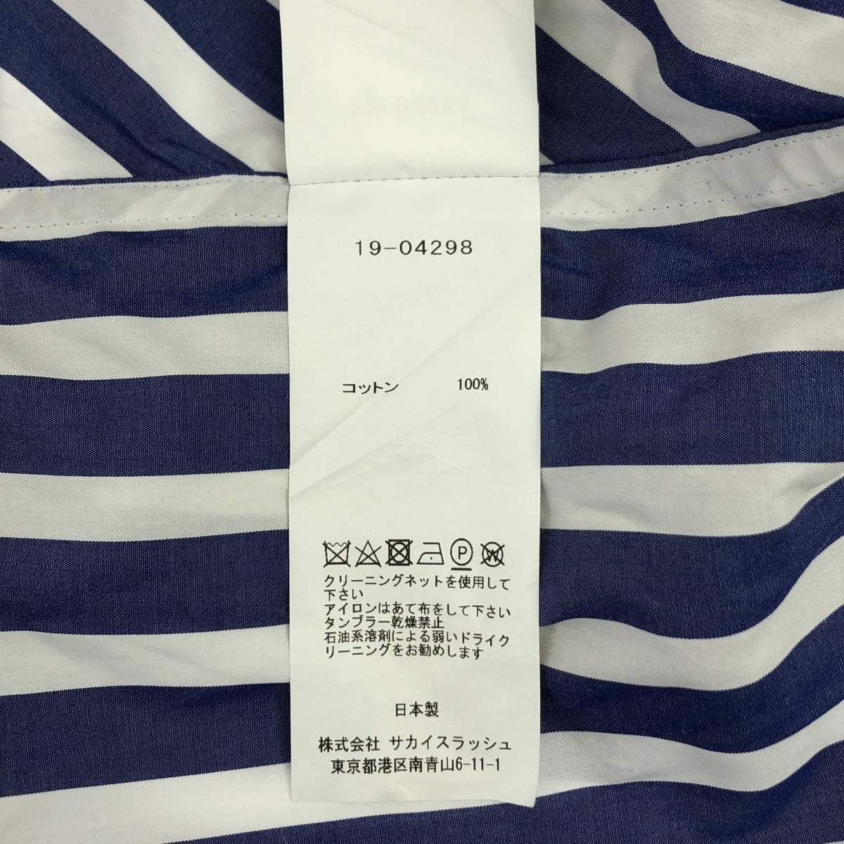 sacai / Sacai | Striped Tunic Blouse Shirt | 2 | Women's