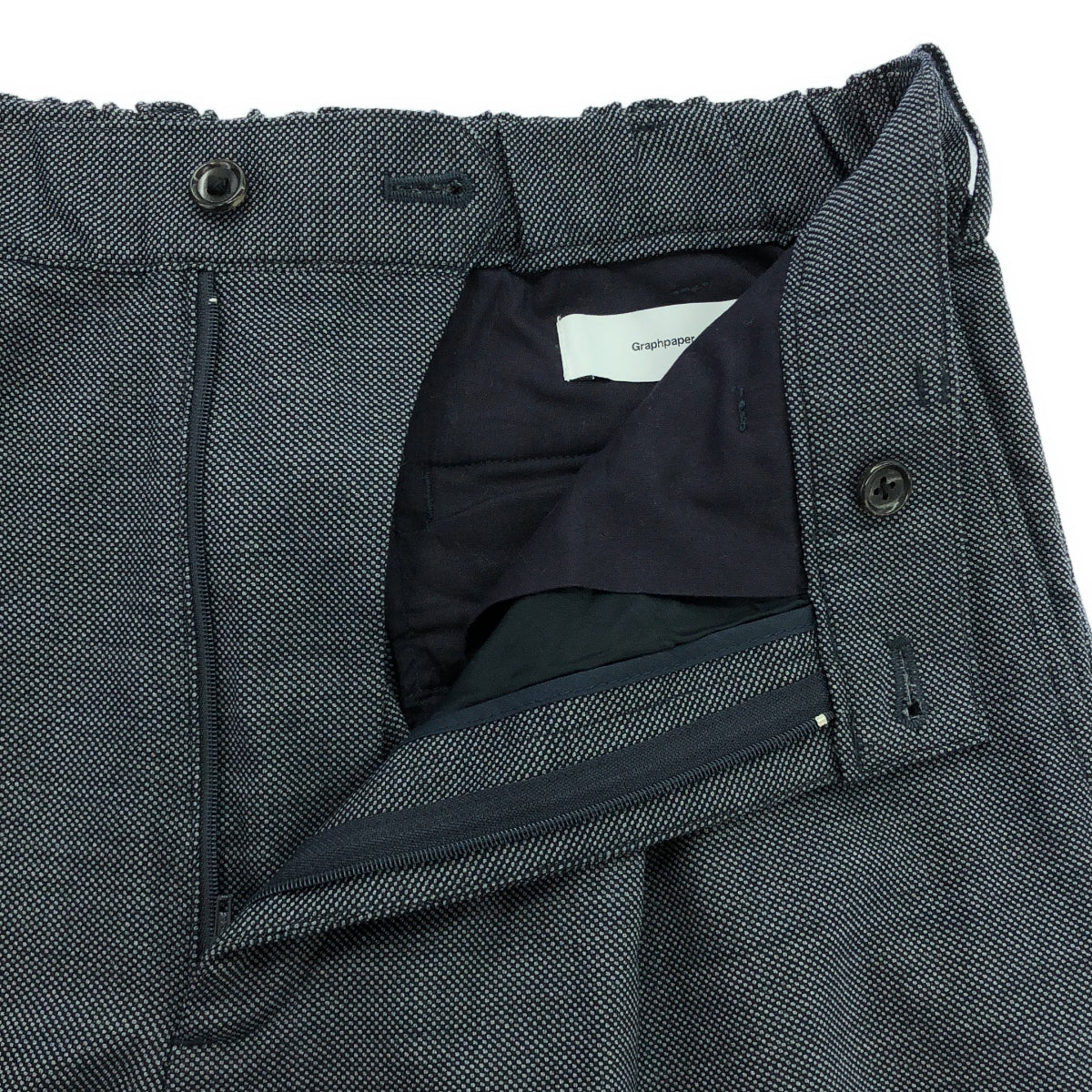 Graphpaper / グラフペーパー | Loro Piana Classic Slacks ロロピアーナ クラシック スラックス | 1 | ネイビー | メンズ
