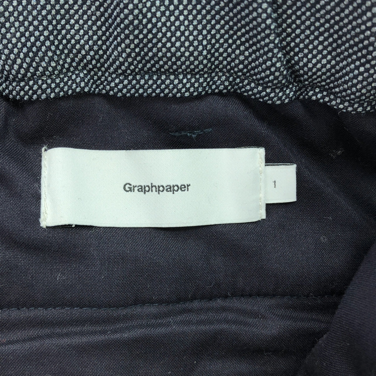 Graphpaper / グラフペーパー | Loro Piana Classic Slacks ロロピアーナ クラシック スラックス | 1 | ネイビー | メンズ