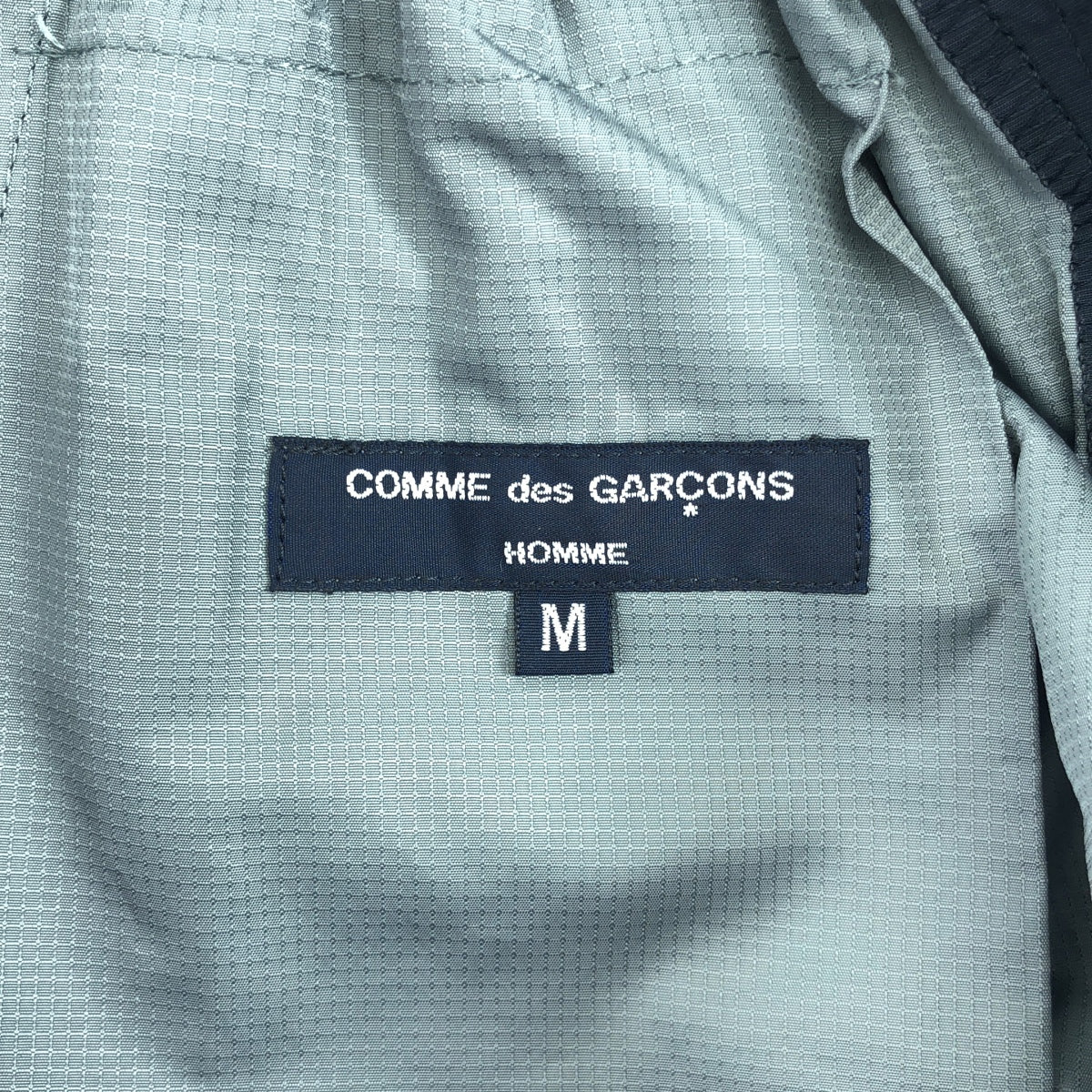COMME des GARCONS HOMME / 콤데 갤슨 옴므 | 2022AW | 나일론 코튼 타입 라이터 팬츠 | M | 네이비 | 남성