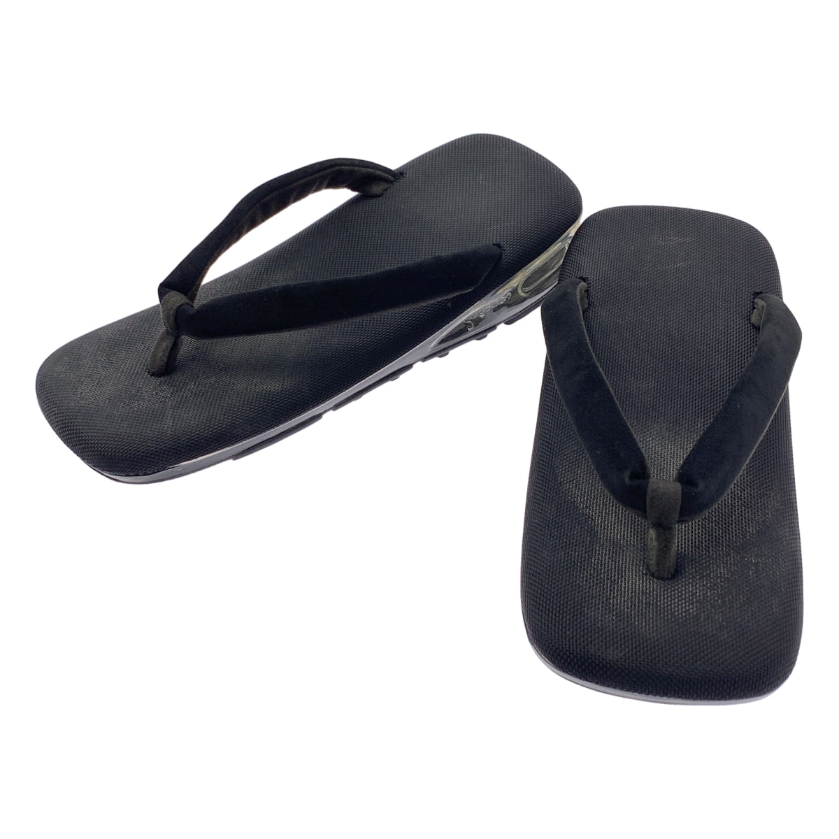 24ss グラフペーパー × goyemon unda 雲駄 サンダル 黒 L Graphpaper (グラフペーパー) unda for Graphpaper SETTA / × goyemon 雲駄