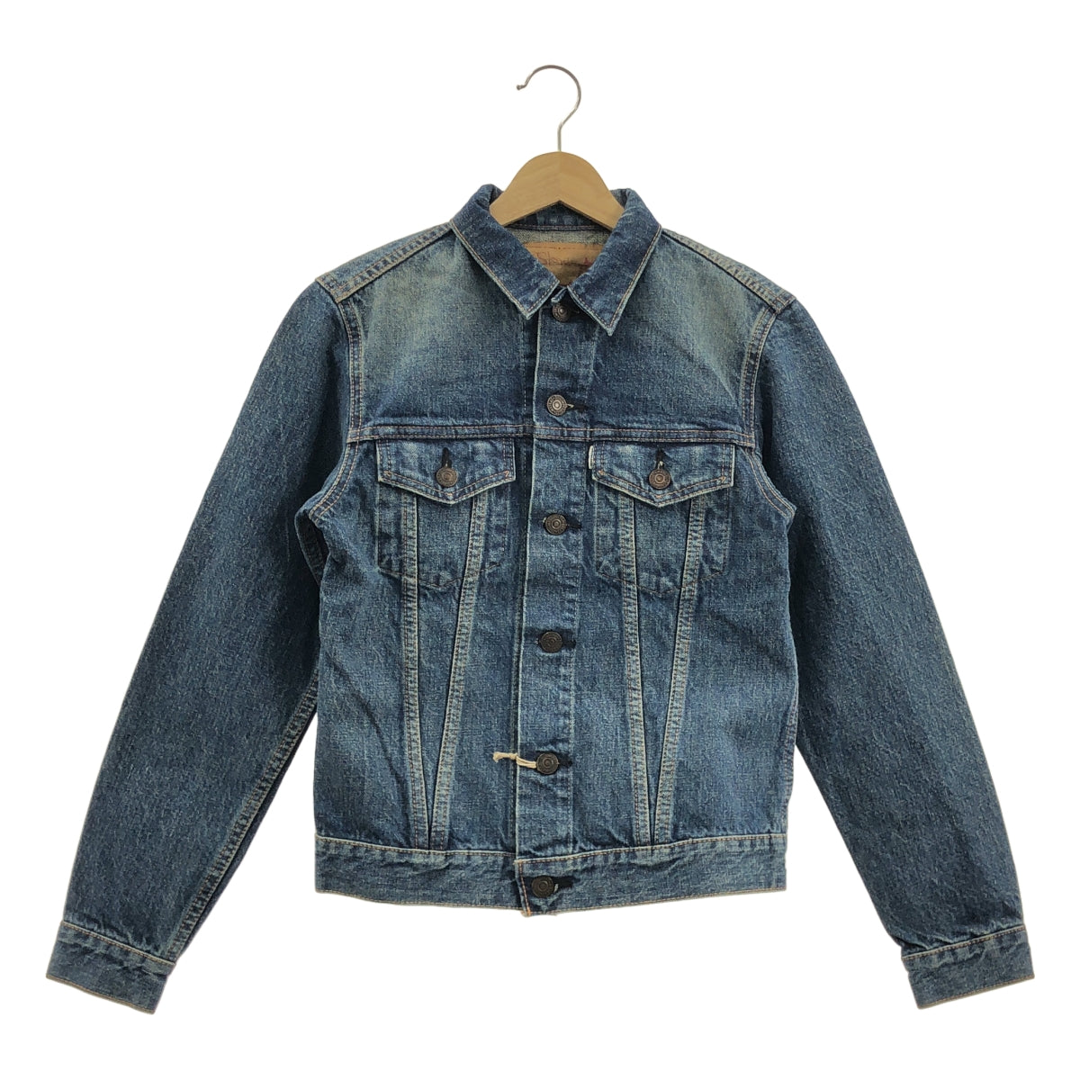 【美品】 orslow / オアスロウ | 3RD DENIM JACKET / used加工 デニム トラッカー ジャケット | 2 | インディゴ | レディース