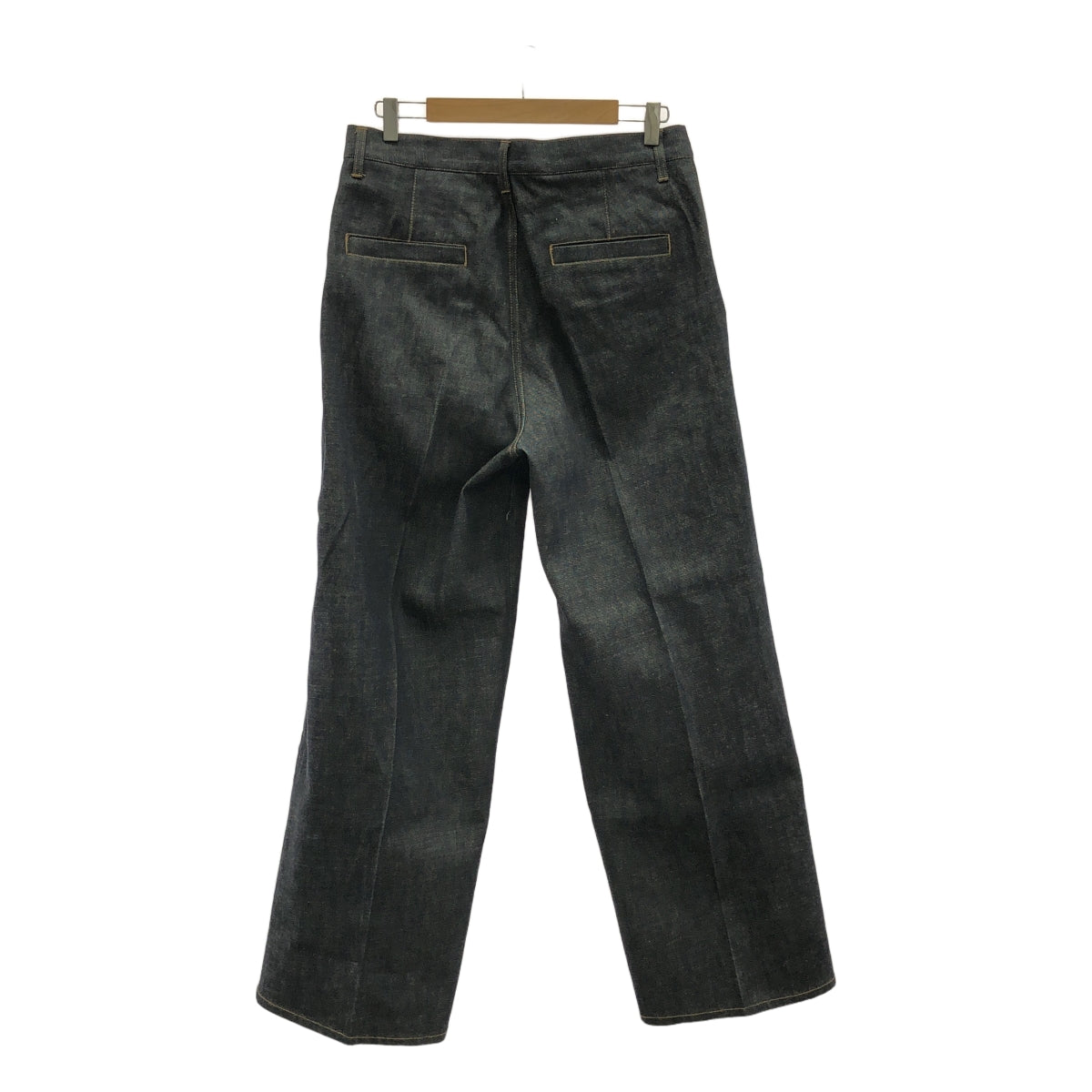 monkey time | 2023AW | One pleat straight ageless denim pants | L | Men's