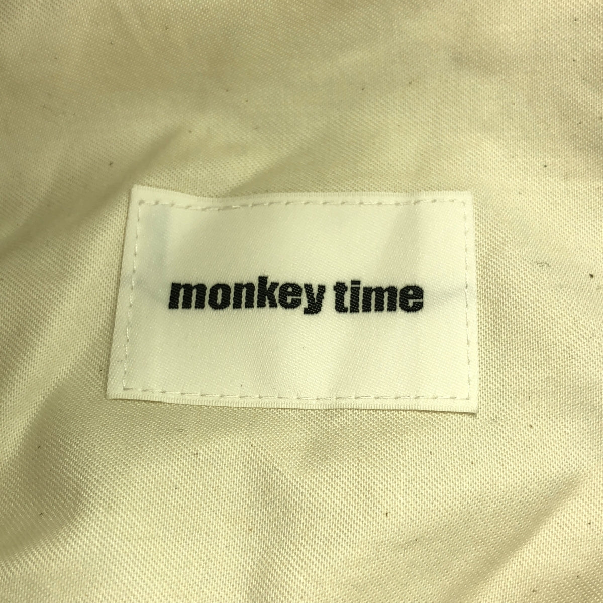 monkey time | 2023AW | One pleat straight ageless denim pants | L | Men's