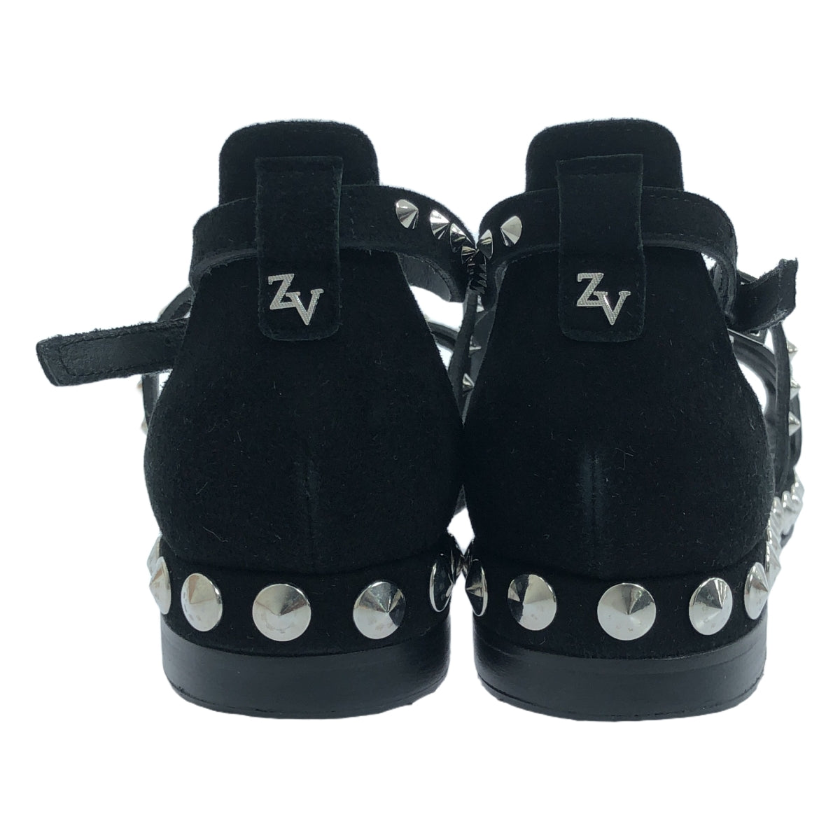 ZADIG&VOLTAIRE | Leather Studded Sandals | Size 37 | Women's