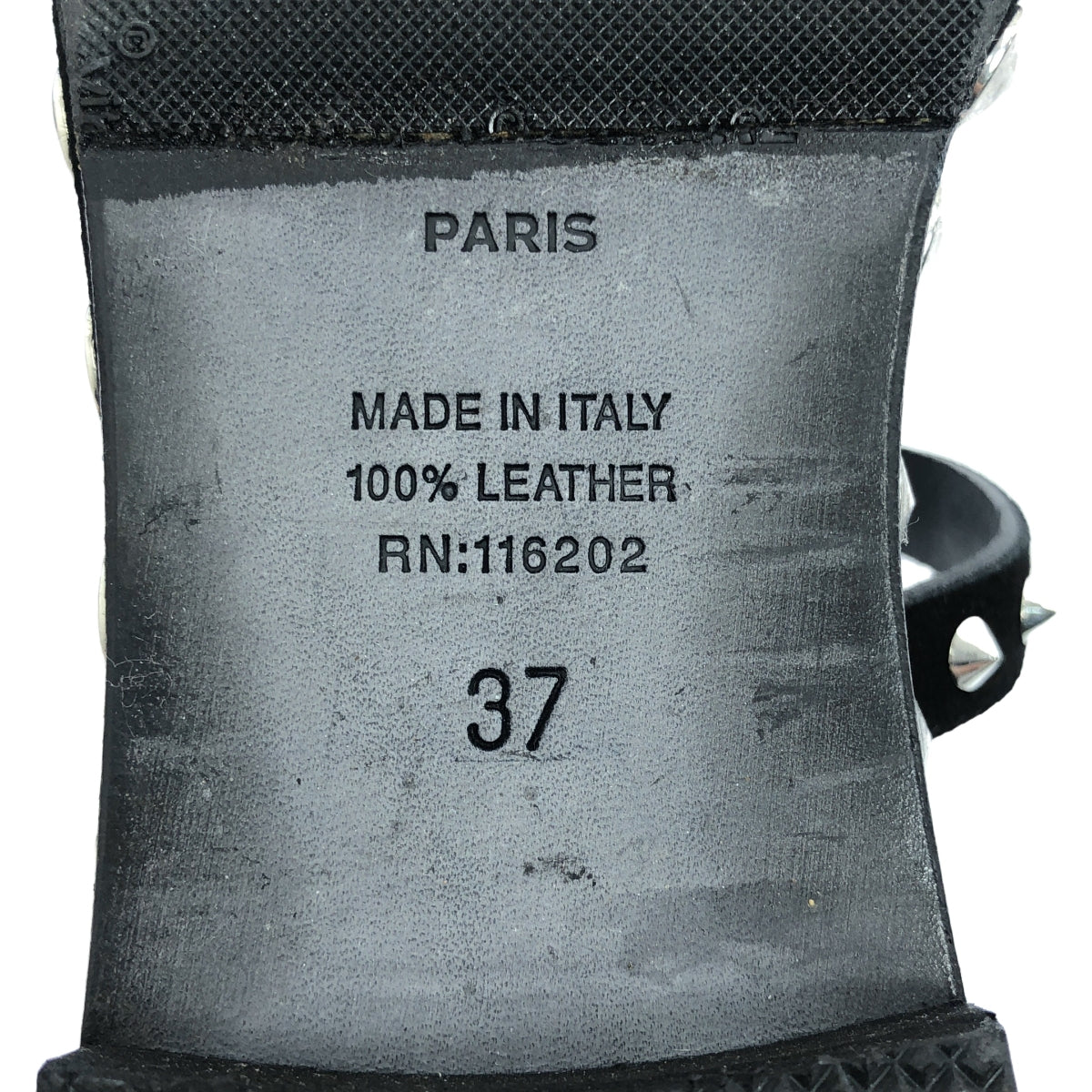 ZADIG&VOLTAIRE | Leather Studded Sandals | Size 37 | Women's