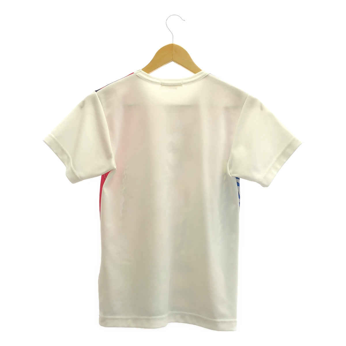 COMME des GARCONS | 2019SS | Scarf pattern polyester T-shirt | S | White / Multicolor | Women's