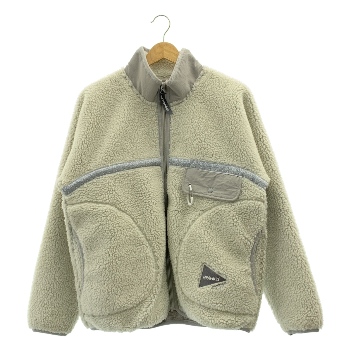 GRAMICCI / グラミチ | × and wander JQ TAPE FLEECE JACKET ボア