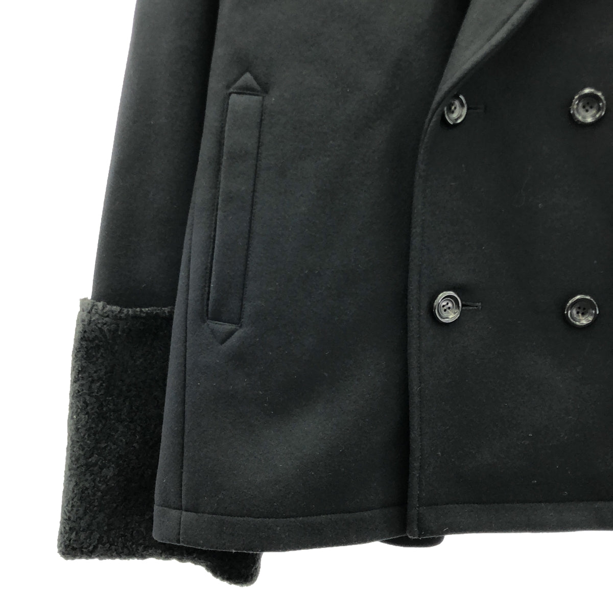【신품】 prasthana / 프라스타나 | double breasted arm guard coat / 코트 | M | 블랙 | 남성