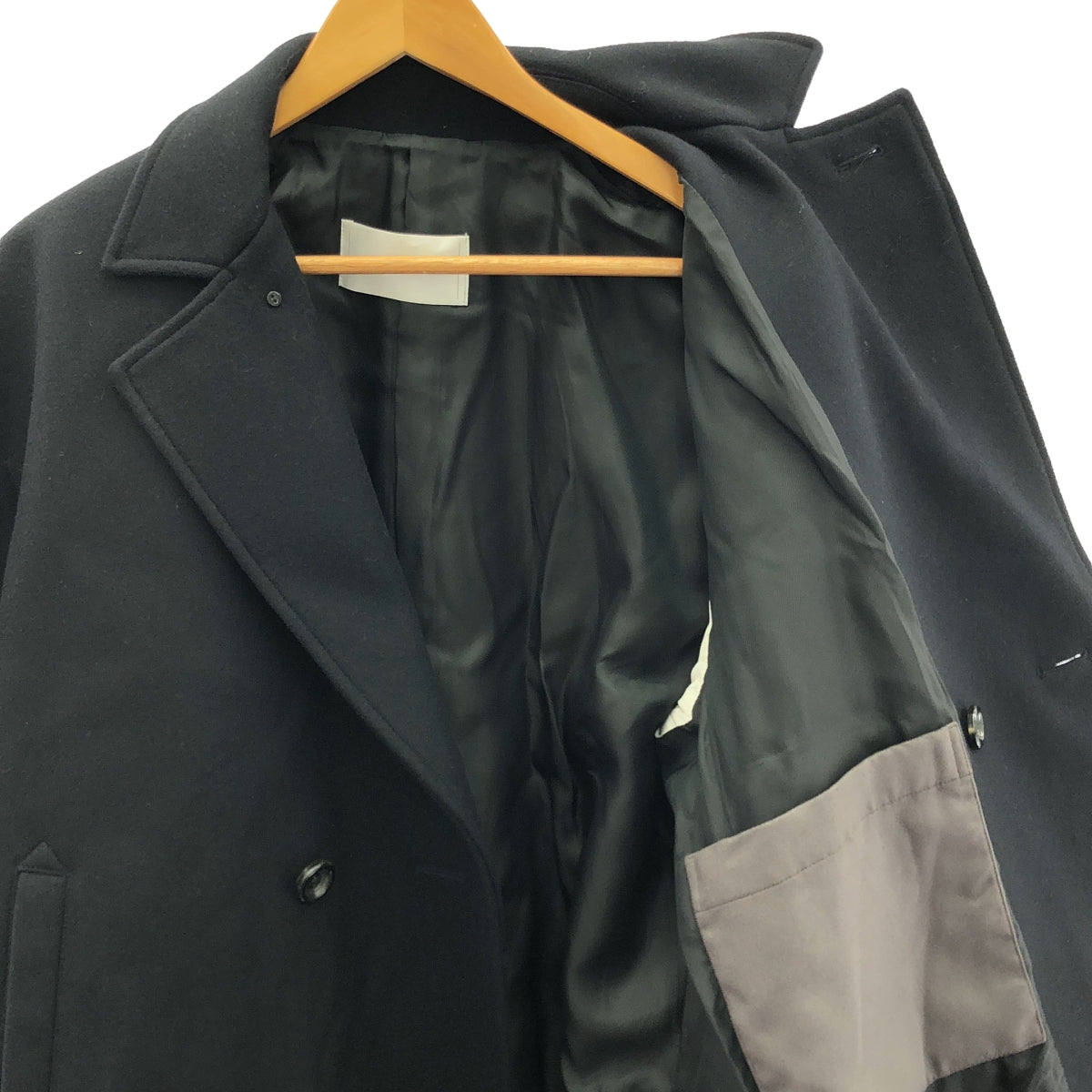 【신품】 prasthana / 프라스타나 | double breasted arm guard coat / 코트 | M | 블랙 | 남성