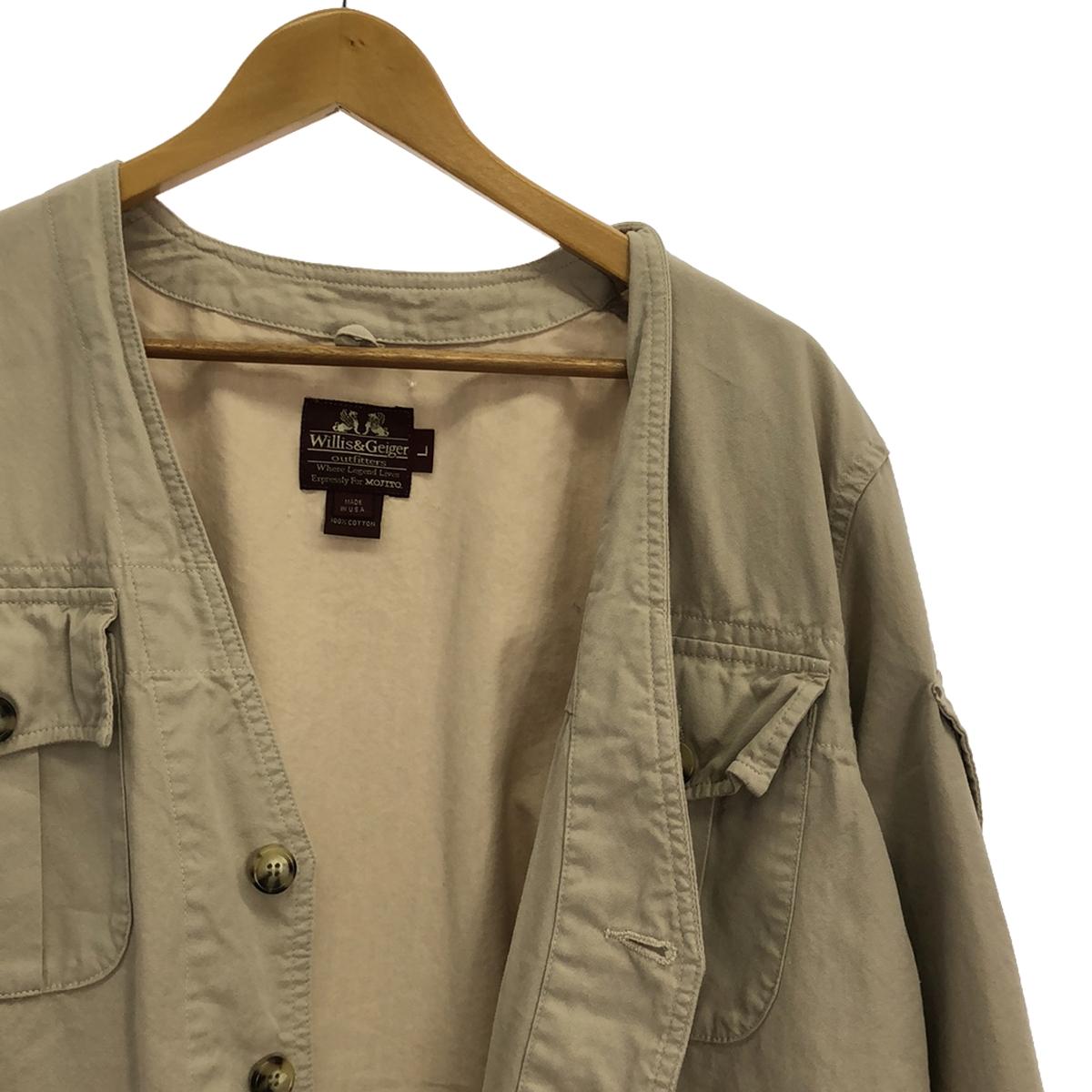 MOJITO / モヒート | × Willis&Geiger × BEAMS PLUS 別注 Bush Jacket / サファリ ブッシュ ジャケット | L | ベージュ | メンズ