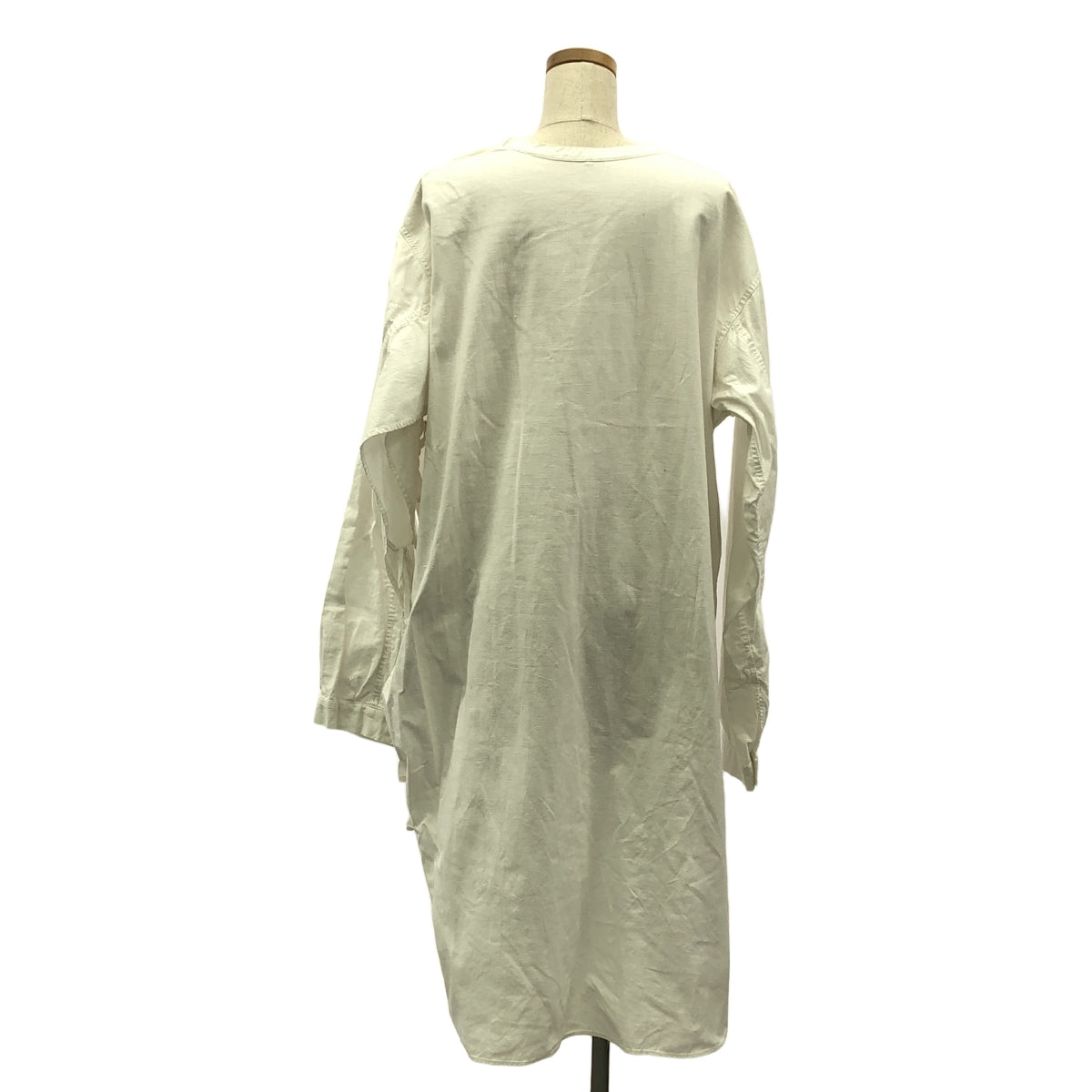 SWEDEN ARMY / Swedish Army | Estimated 50s Vintage Side Ribbon Surgical Gown Hospital Gown | Size 42 | Men's