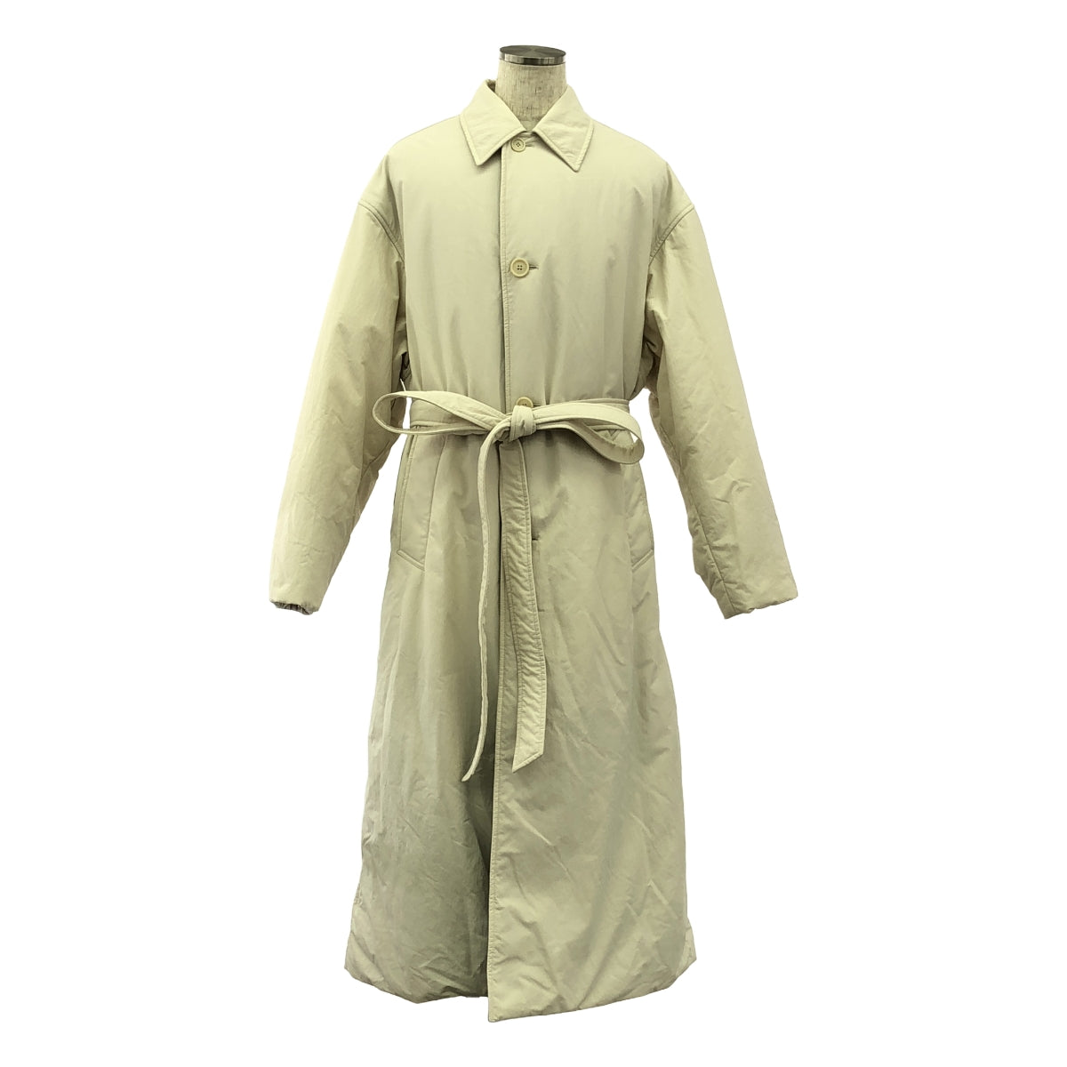 GUCCI / グッチ | BELTED MONOGRAM SUPREME PADDED COAT ベルト付 コート | 48 | メンズ