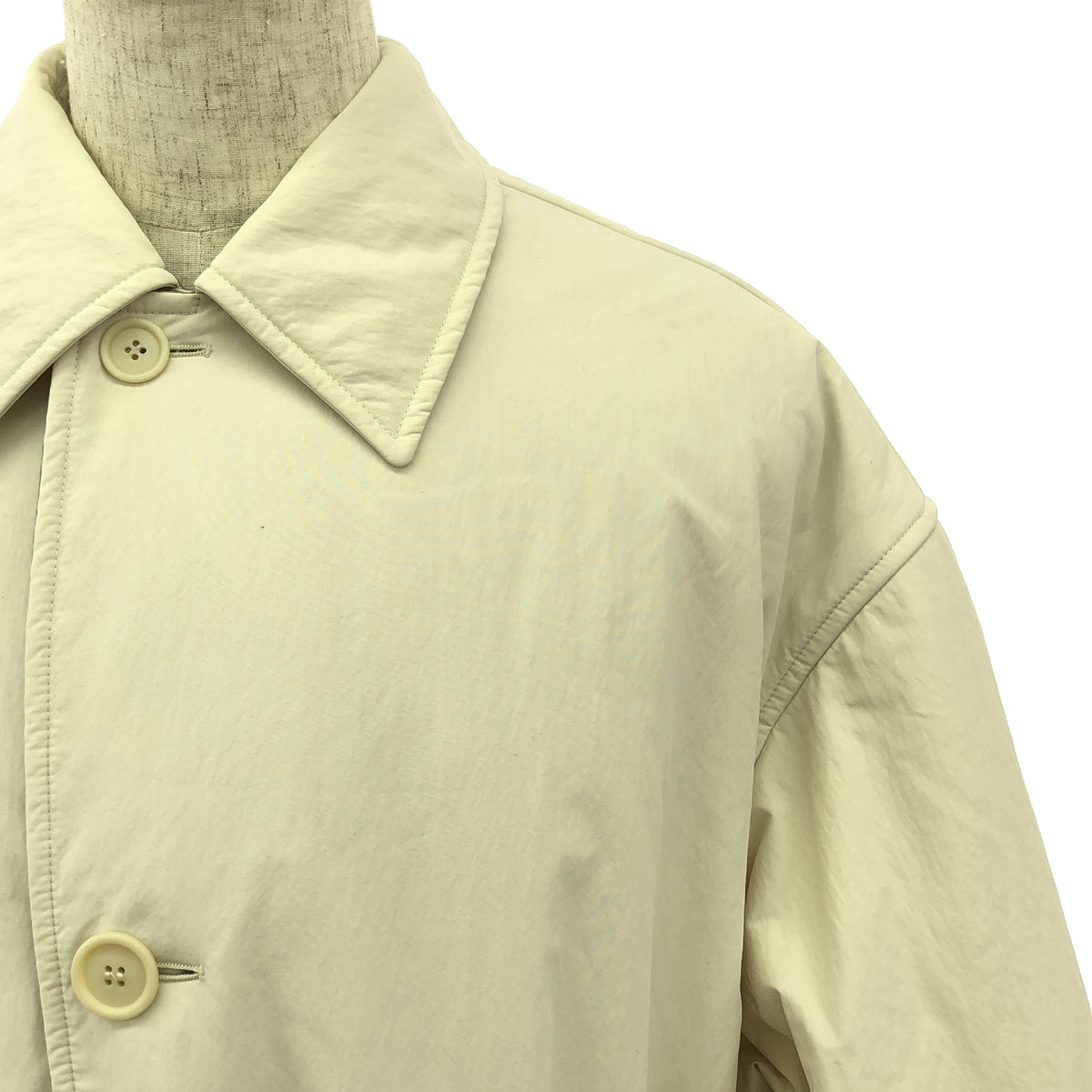 GUCCI / グッチ | BELTED MONOGRAM SUPREME PADDED COAT ベルト付 コート | 48 | メンズ