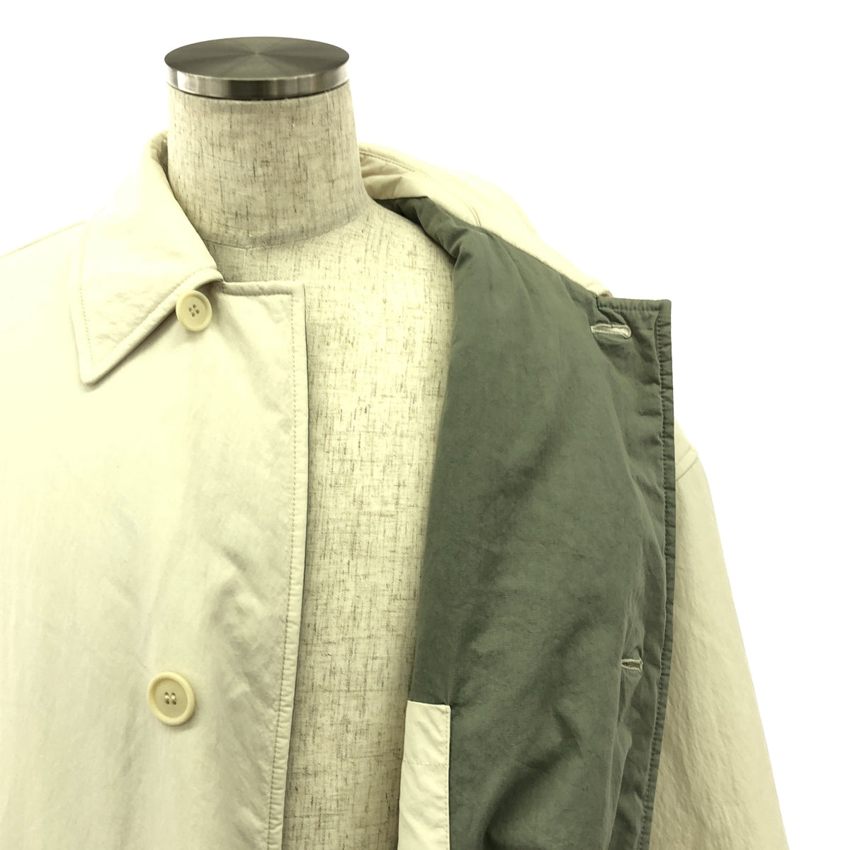 GUCCI / グッチ | BELTED MONOGRAM SUPREME PADDED COAT ベルト付 コート | 48 | メンズ