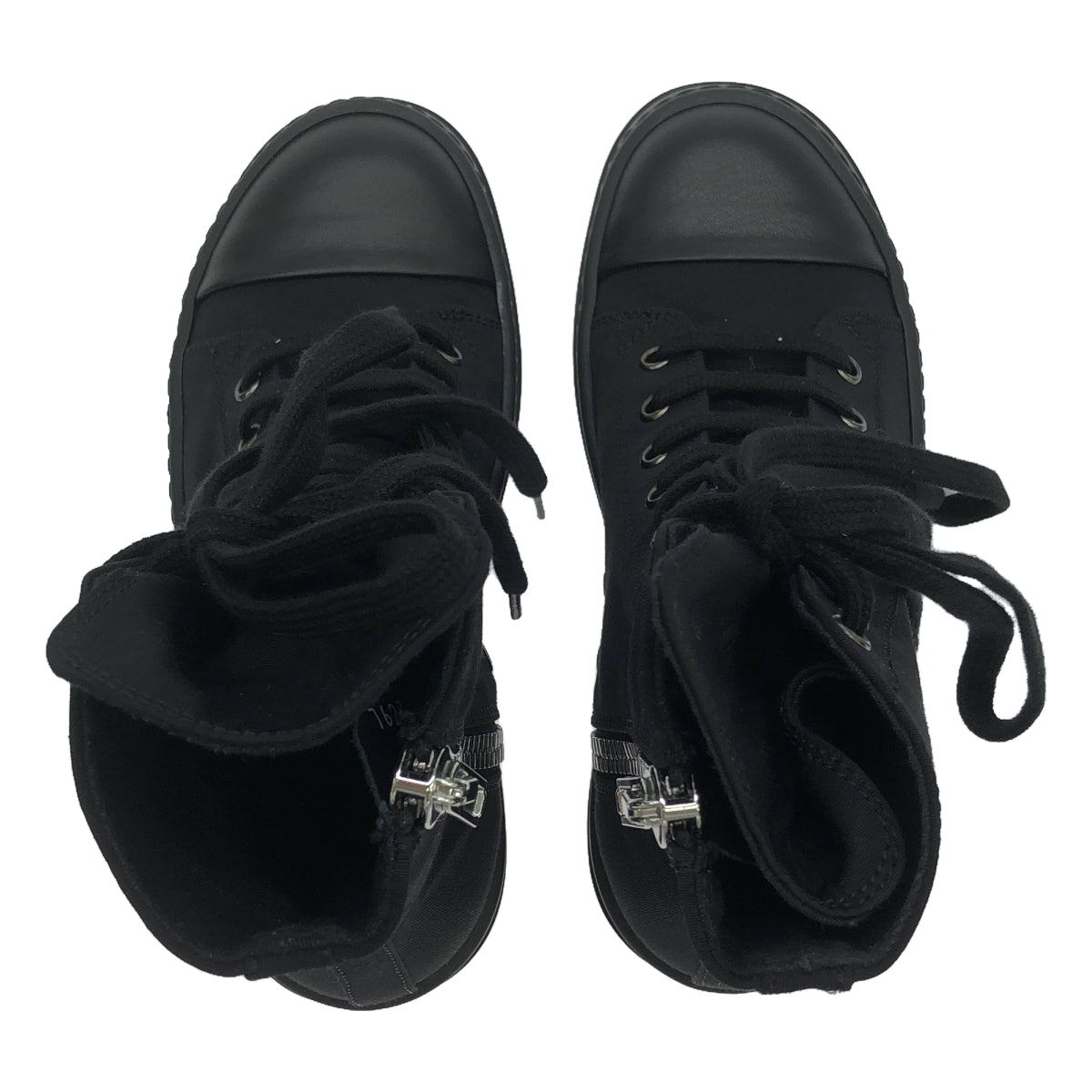 【新品】 DRKSHDW / ダークシャドウ | Rick Owens ハイカット スニーカー | 35 | ブラック | レディース