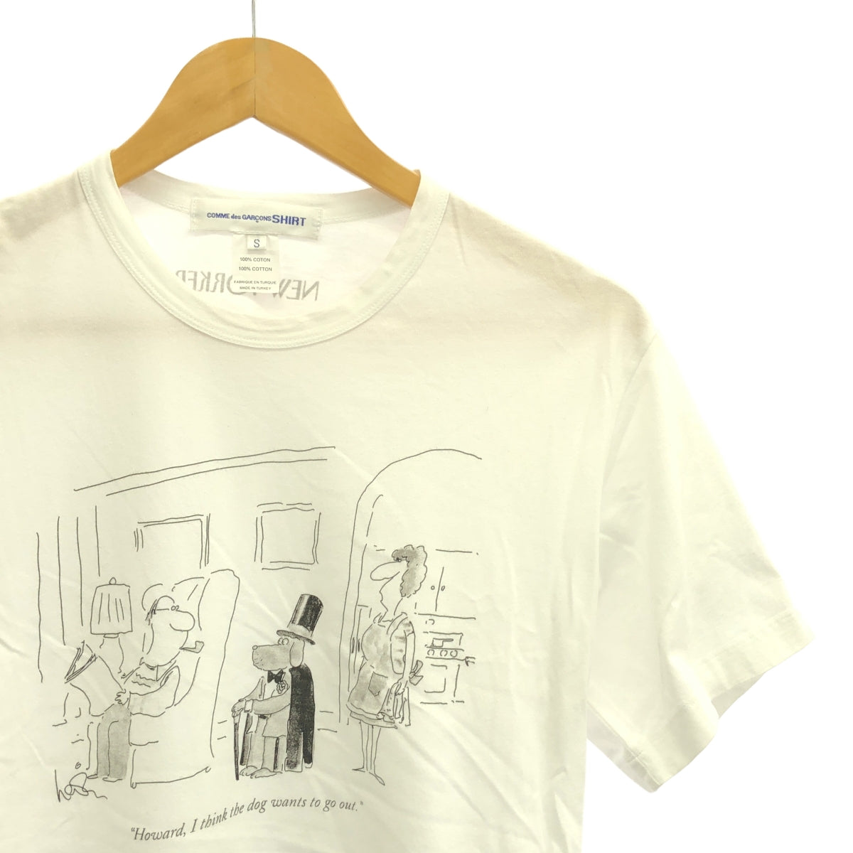 COMME des GARCONS SHIRT | ×THE NEW YORKER Print T-shirt | S | Men's
