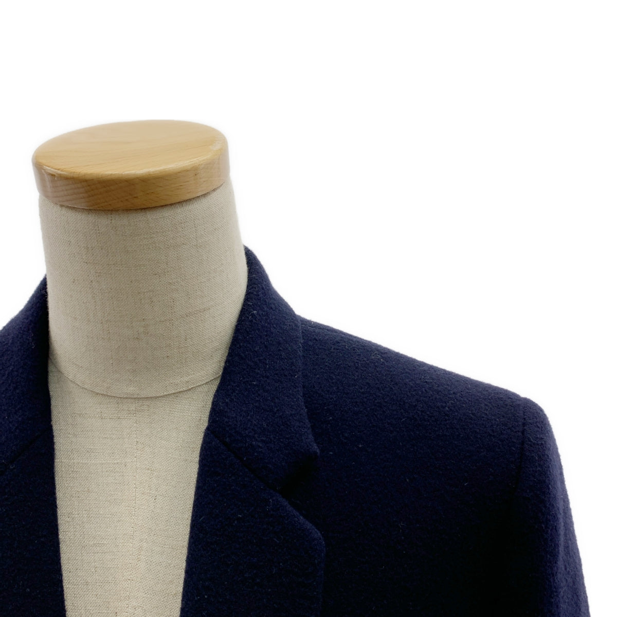 CELINE / セリーヌ | フィービー期 エッグクロンビーコート / 総裏地 | 38 | ネイビー | レディース