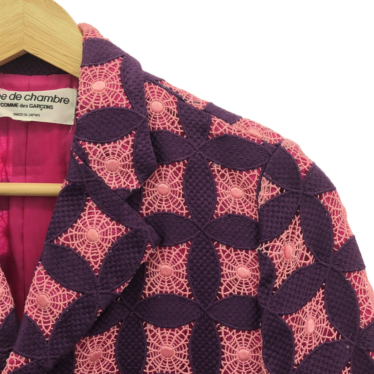 robe de chambre COMME des GARCONS / ローブドシャンブルコムデギャルソン | AD2000 | スカラップ レース テーラードジャケット | M | レディース