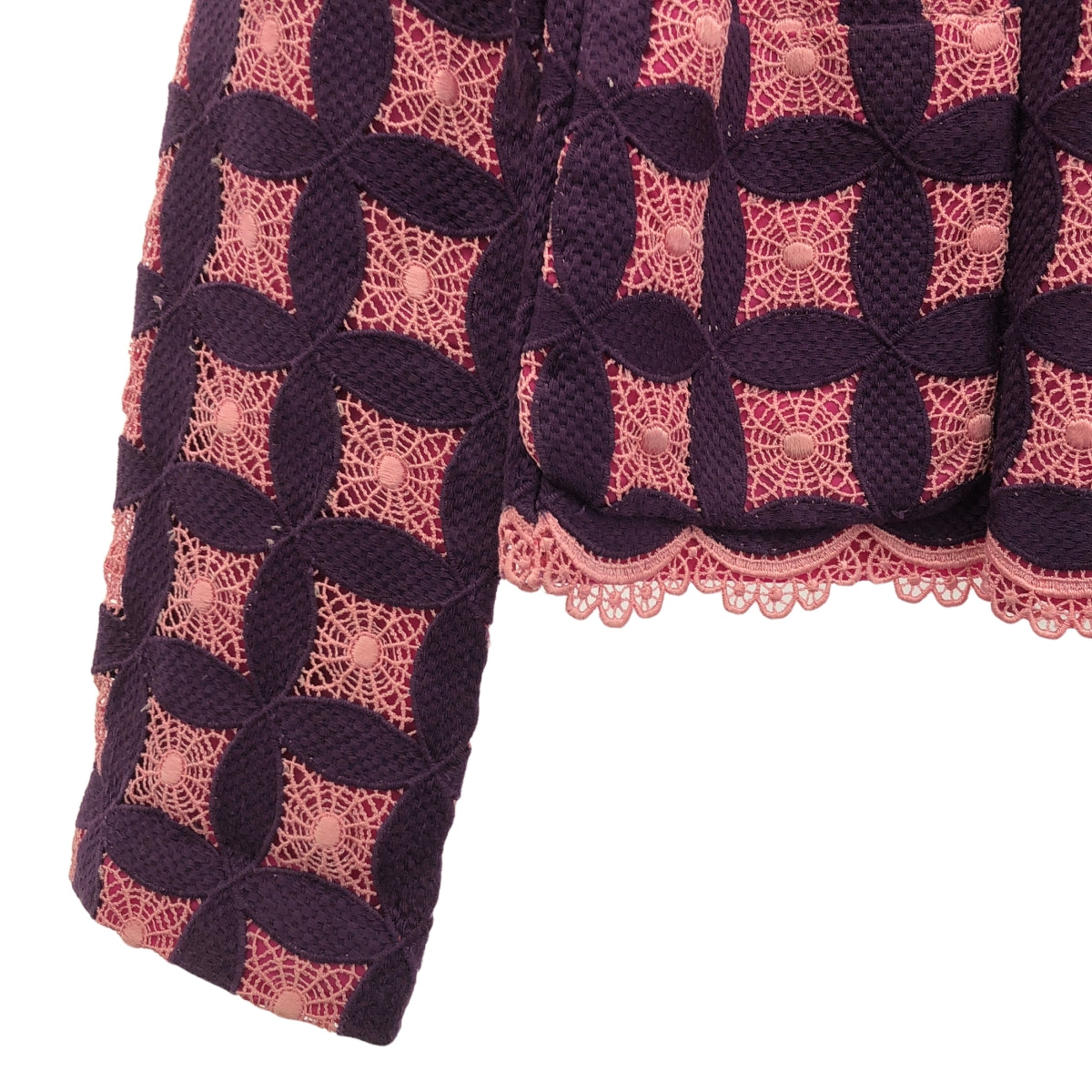 robe de chambre COMME des GARCONS / ローブドシャンブルコムデギャルソン | AD2000 | スカラップ レース テーラードジャケット | M | レディース