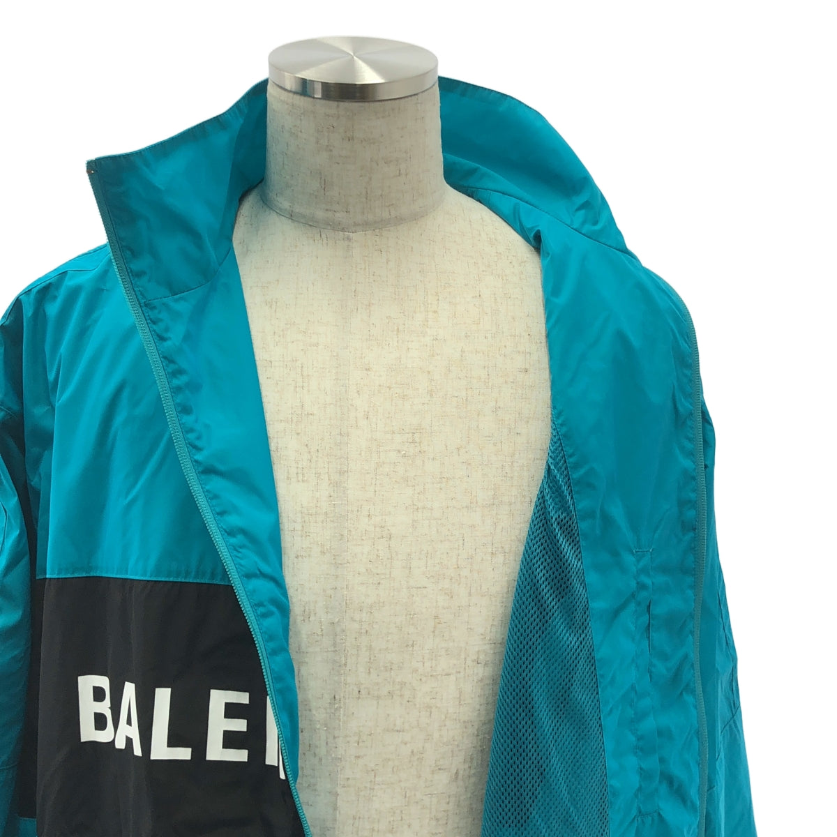 BALENCIAGA / バレンシアガ | 2023AW | ロゴプリント ポプリン ナイロン ブルゾン | XS | メンズ
