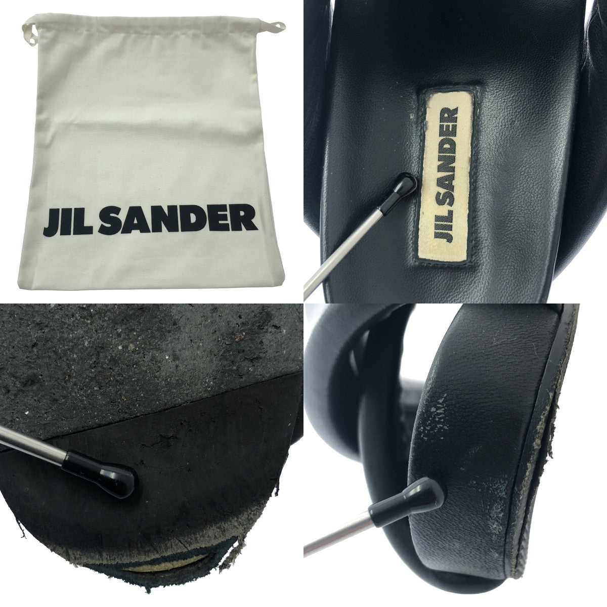 JIL SANDER | 2023SS | 皮革交叉帶涼鞋 | 39 | 女款