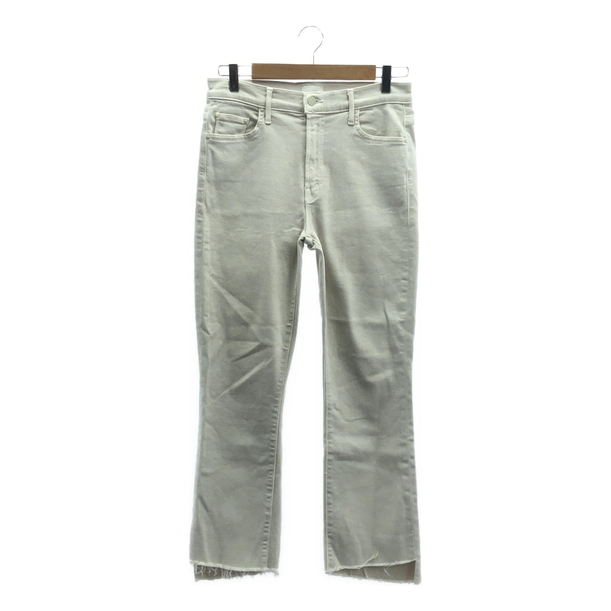 MOTHER / マザー | THE INSIDER CROP STEP FRAY / ストレッチ カットオフ デニムパンツ | 29 | レディース
