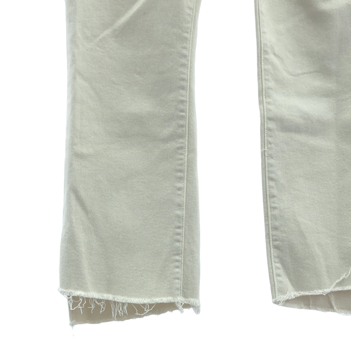 MOTHER / マザー | THE INSIDER CROP STEP FRAY / ストレッチ カットオフ デニムパンツ | 29 | レディース