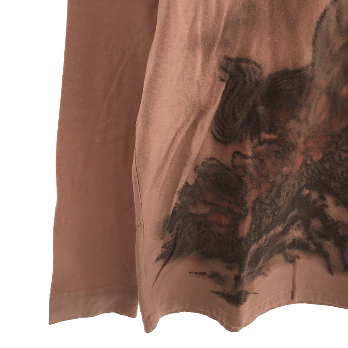 AUSTERE JAPAN KOROMO / Ostia Japan Clothing | Crew neck print cut and sew | S | Pink | Men's