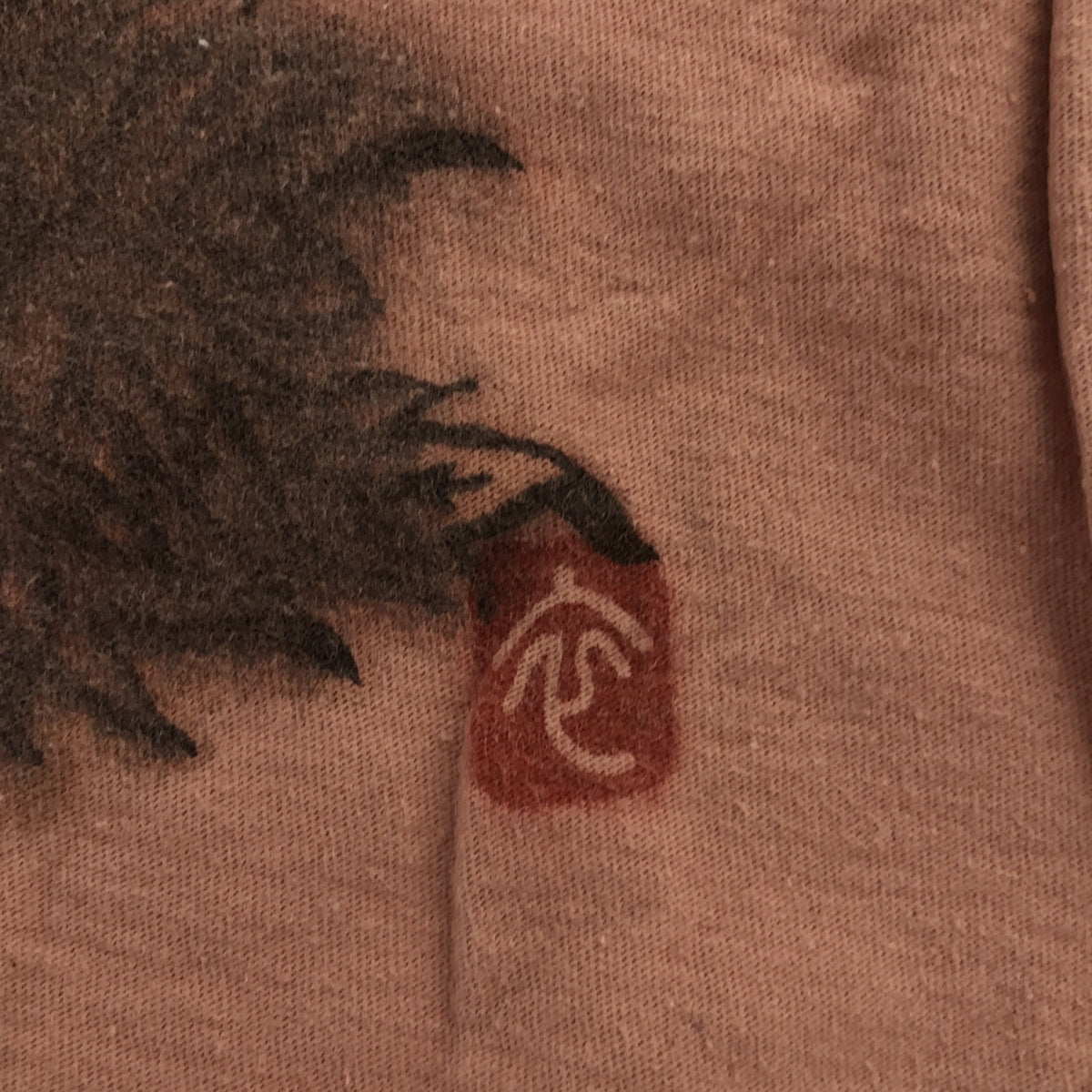 AUSTERE JAPAN KOROMO / Ostia Japan Clothing | Crew neck print cut and sew | S | Pink | Men's