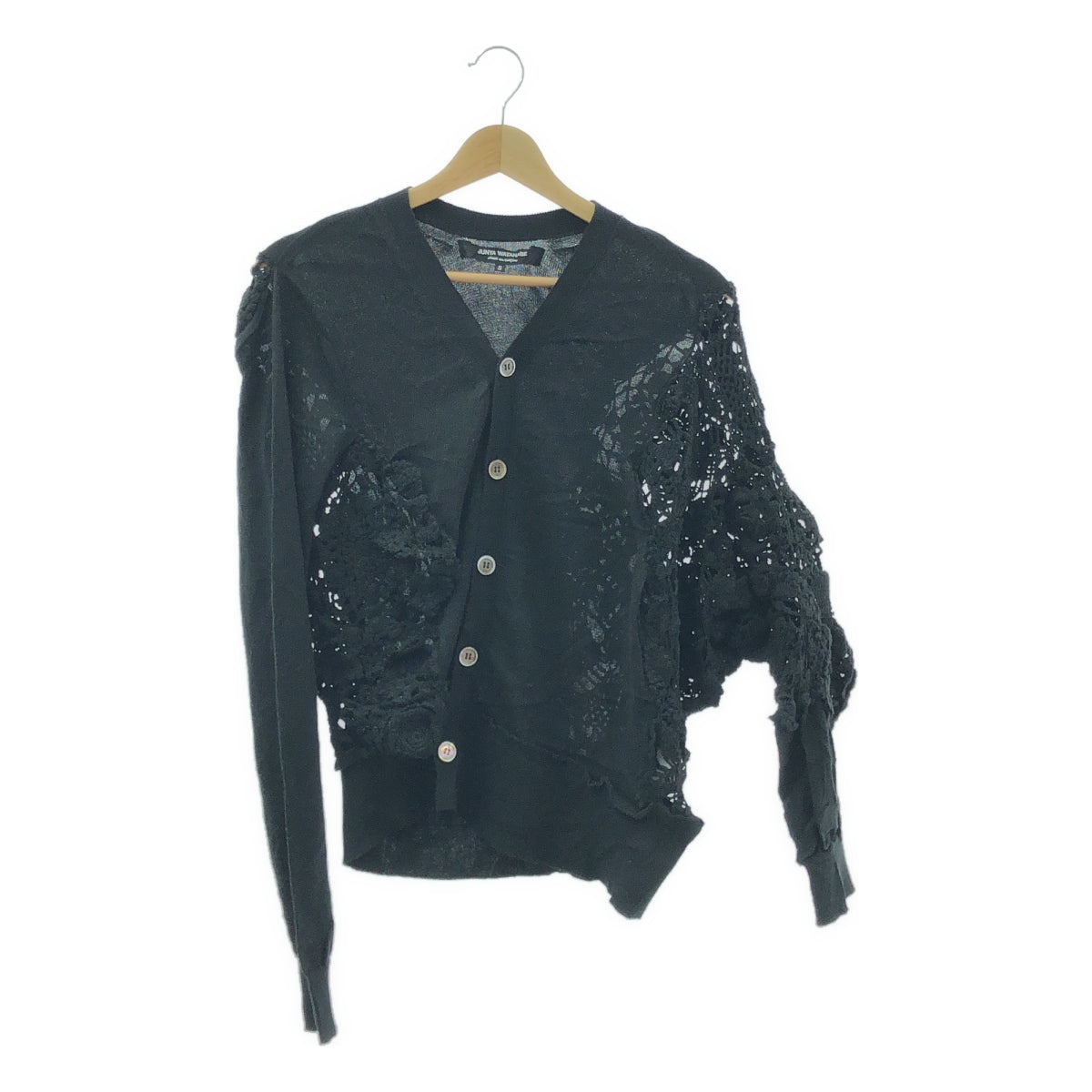 JUNYA WATANABE COMME des GARCONS / 渡邊淳也 | 2007春夏 |滌棉不對稱針織開襟衫| S |女性的