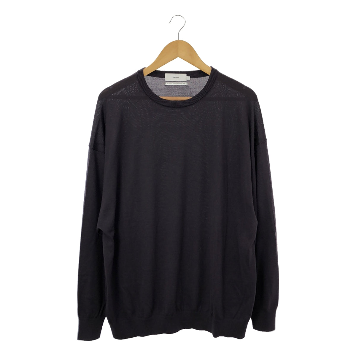 Graphpaper / グラフペーパー | 2023AW | High Gauge Knit Oversized Crew Neck ウー – KLD