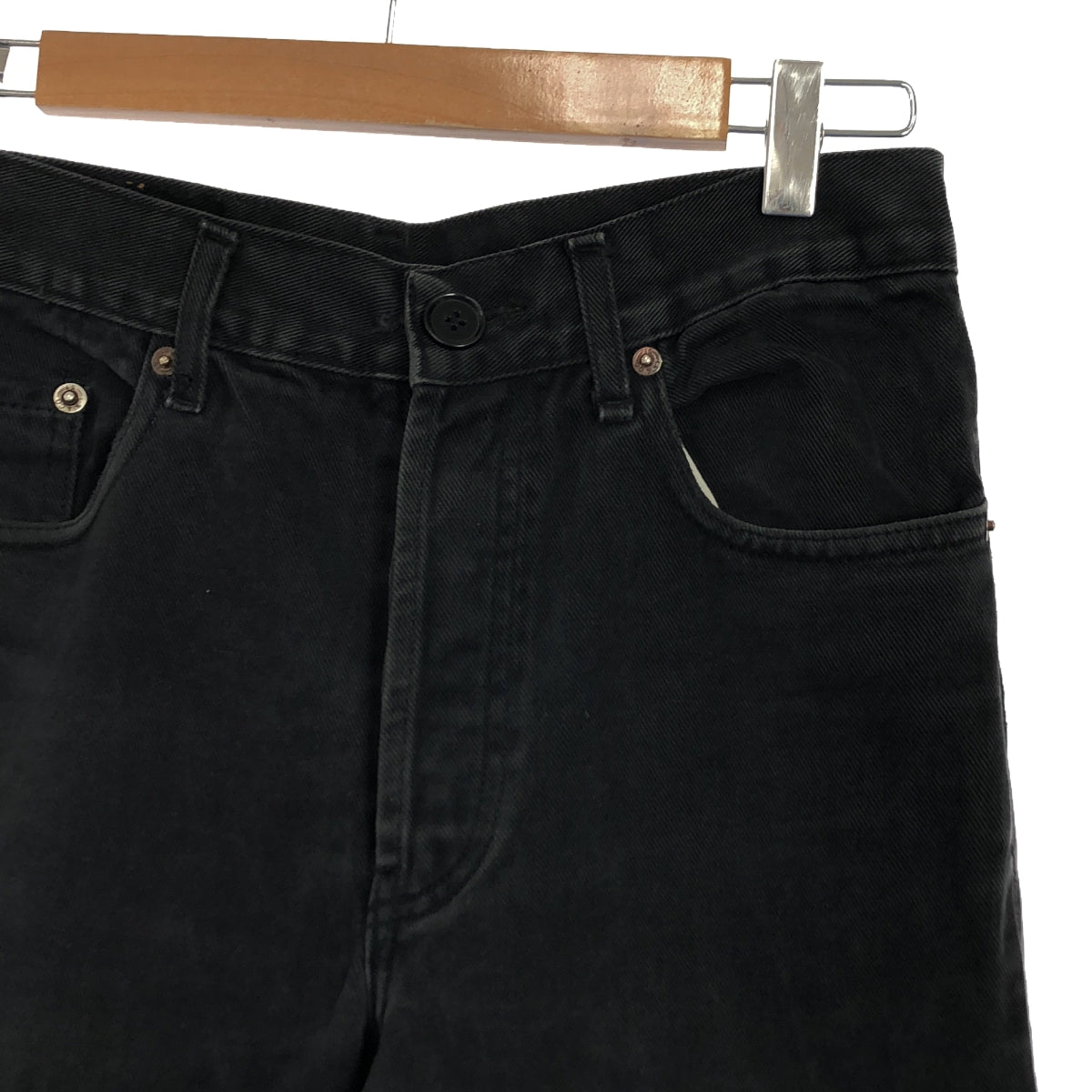 Levi's / リーバイス | ヴィンテージ USA製 501 後染め 5P ストレート デニムパンツ | W29 | ブラック | メンズ