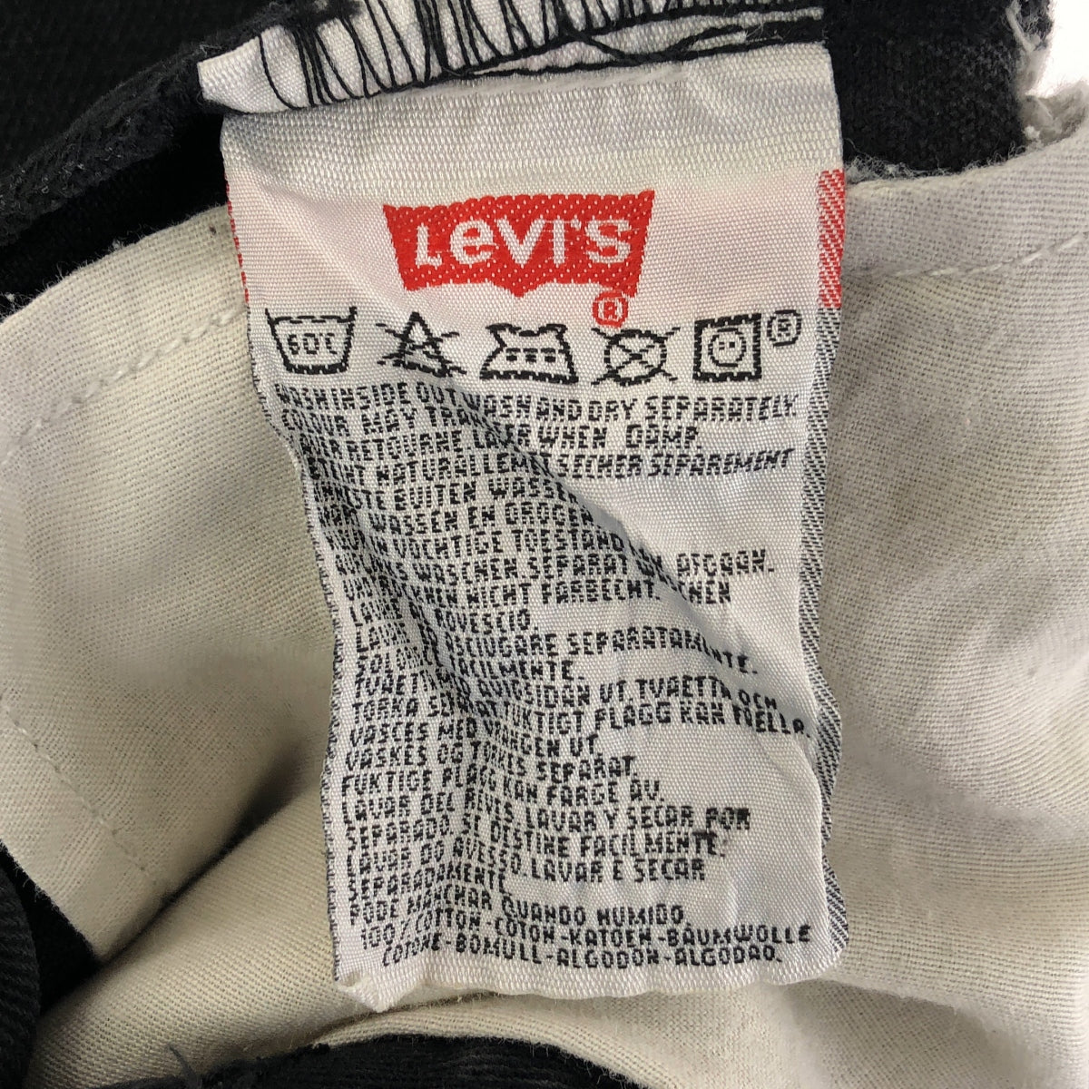 Levi's / リーバイス | ヴィンテージ USA製 501 後染め 5P ストレート デニムパンツ | W29 | ブラック | メンズ