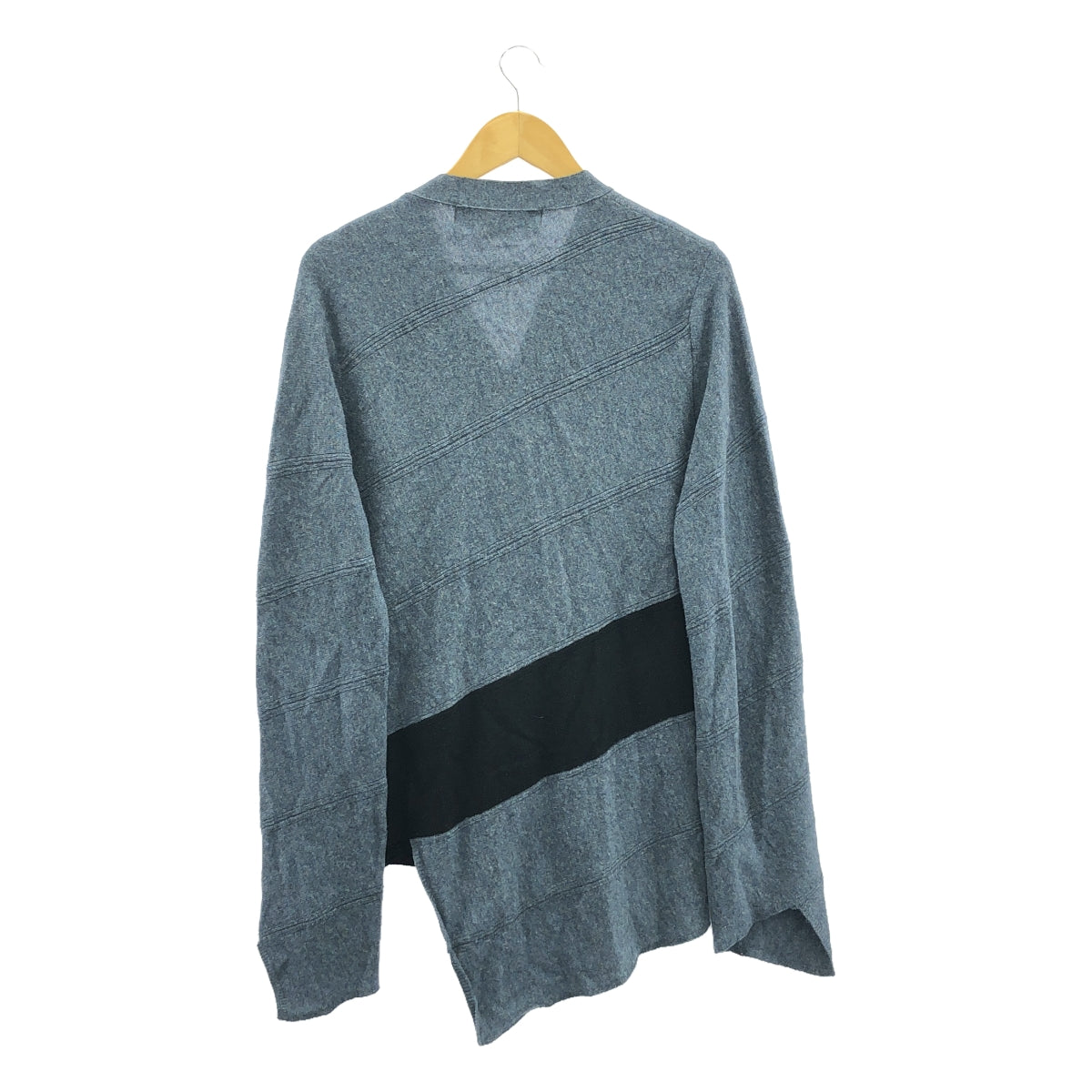 COMME des GARCONS HOMME PLUS / コムデギャルソンオムプリュス | 2015AW | ウール アシンメトリー カーディガン | L | メンズ