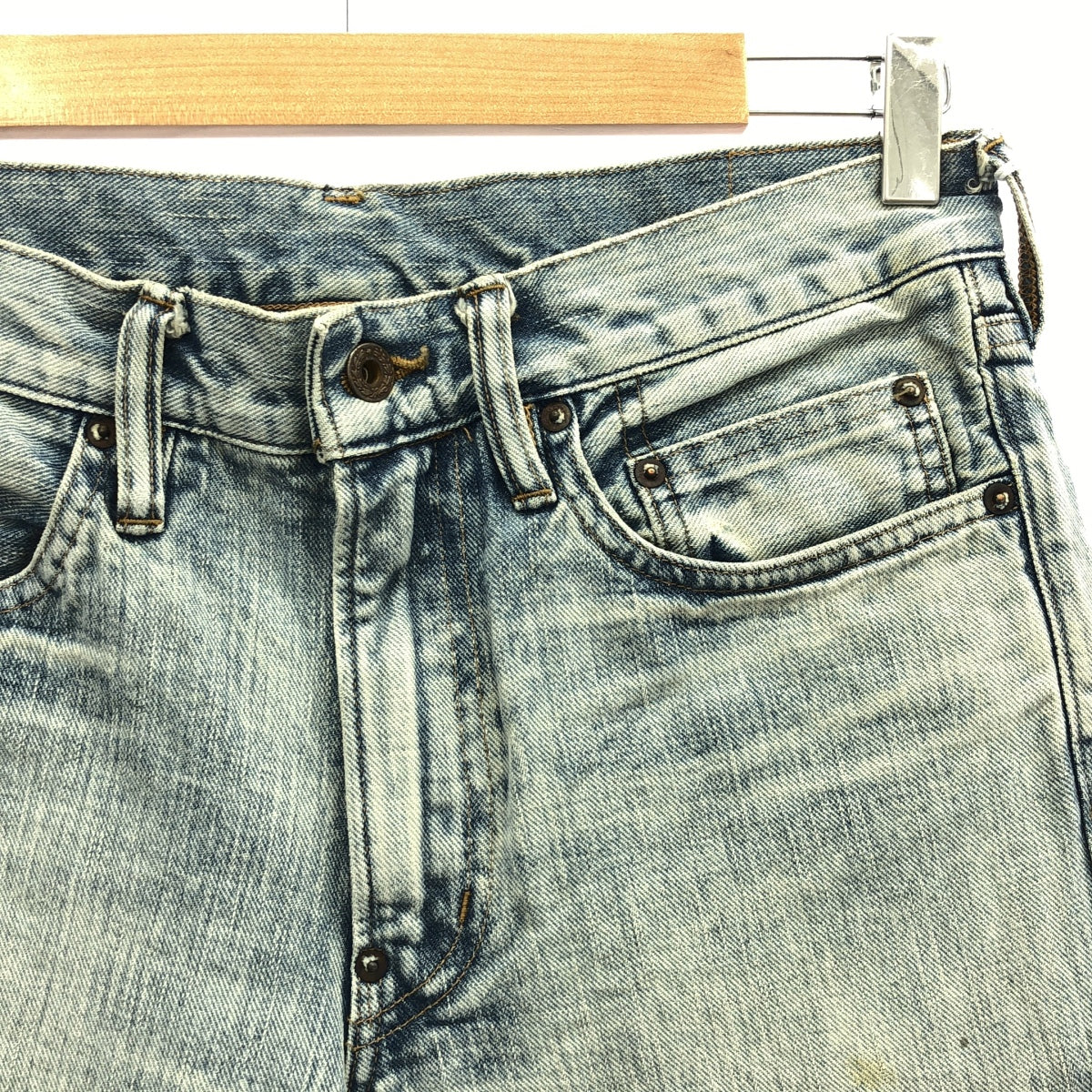 【新品】  SUGARHILL / シュガーヒル | FADED MODERN DENIM FLARED TROUSERS フレアデニムパンツ | 32 | フェイデッドインディゴ | メンズ