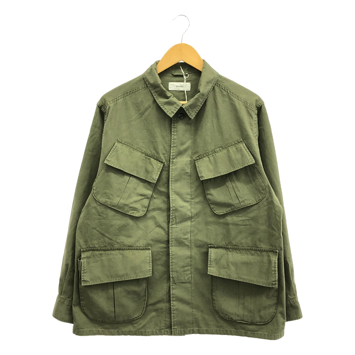 【美品】 marka / マーカ | 2025SS | JUNGLE FATIGUE JACKET ジャングル ファティーグ ジャケット | 1 | オリーブ | メンズ