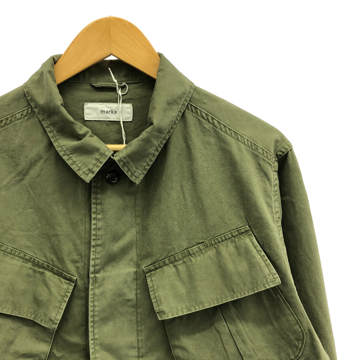 【美品】 marka / マーカ | 2025SS | JUNGLE FATIGUE JACKET ジャングル ファティーグ ジャケット | 1 | オリーブ | メンズ