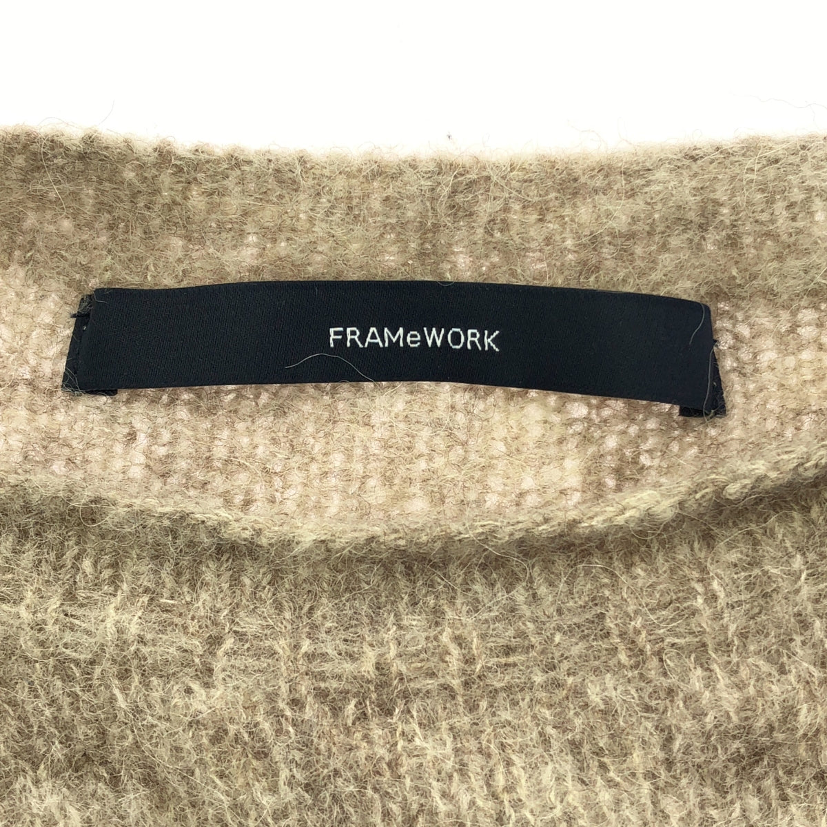 Framework / フレームワーク | 2022AW | ベビーアルパカ ニュアンス プルオーバー | F | ライトブラウン | レディース